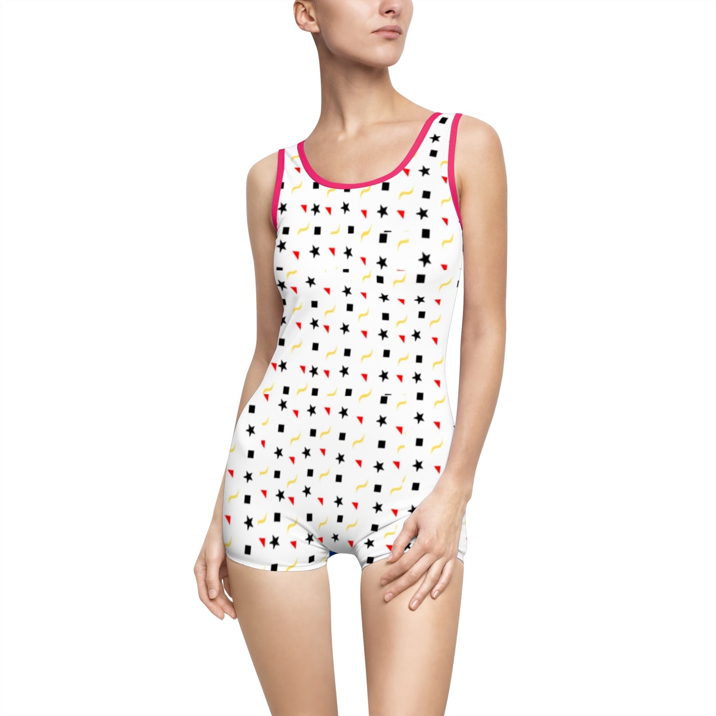 Women's Vintage Swimsuit (AOP)_ N+ Series WVSSAOP PT2WW003_ Limited Edition Vintage Confidence by WesternWaves: