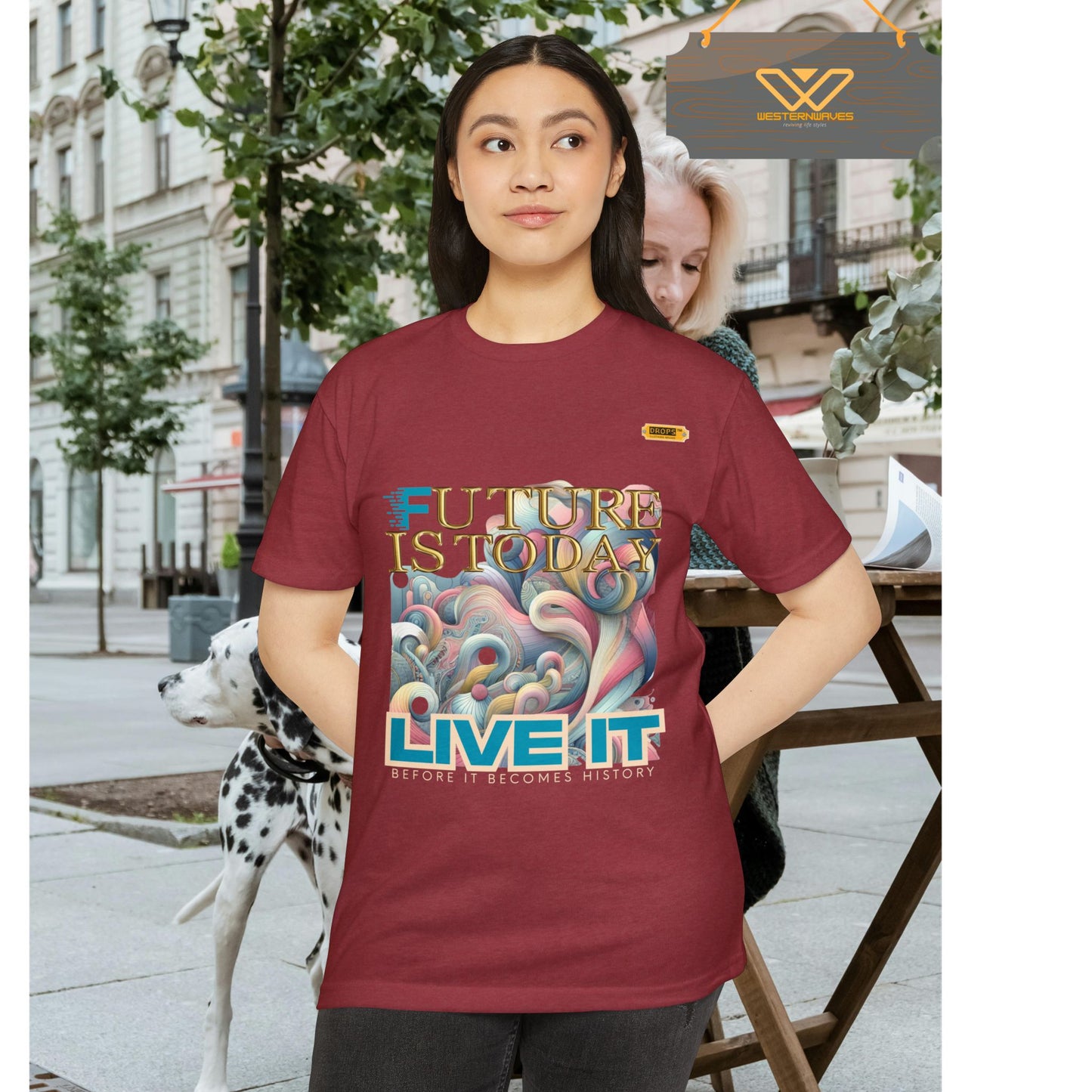 Unisex CVC Jersey T-shirt_ 16 June 2025_ Limited Edition Casual Fashion by WesternWaves: