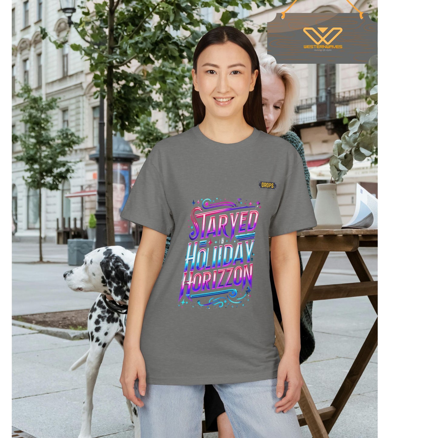 Unisex Sueded T-shirt_ 28 June 2025_ Limited Edition Summer Festivities, by WesternWaves:
