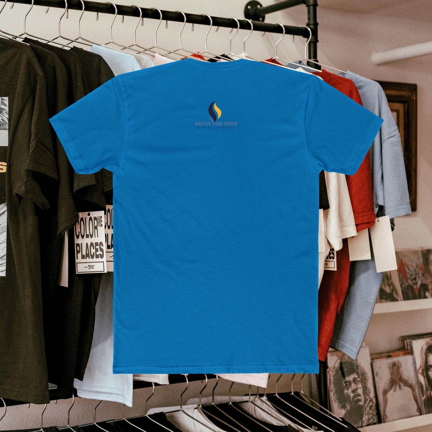Unisex Cotton Crew Tee_ N3+ Series USCCTEE PT2WW003_ Limited Edition Workout & Everyday Routine Pleasure by WestenWaves: