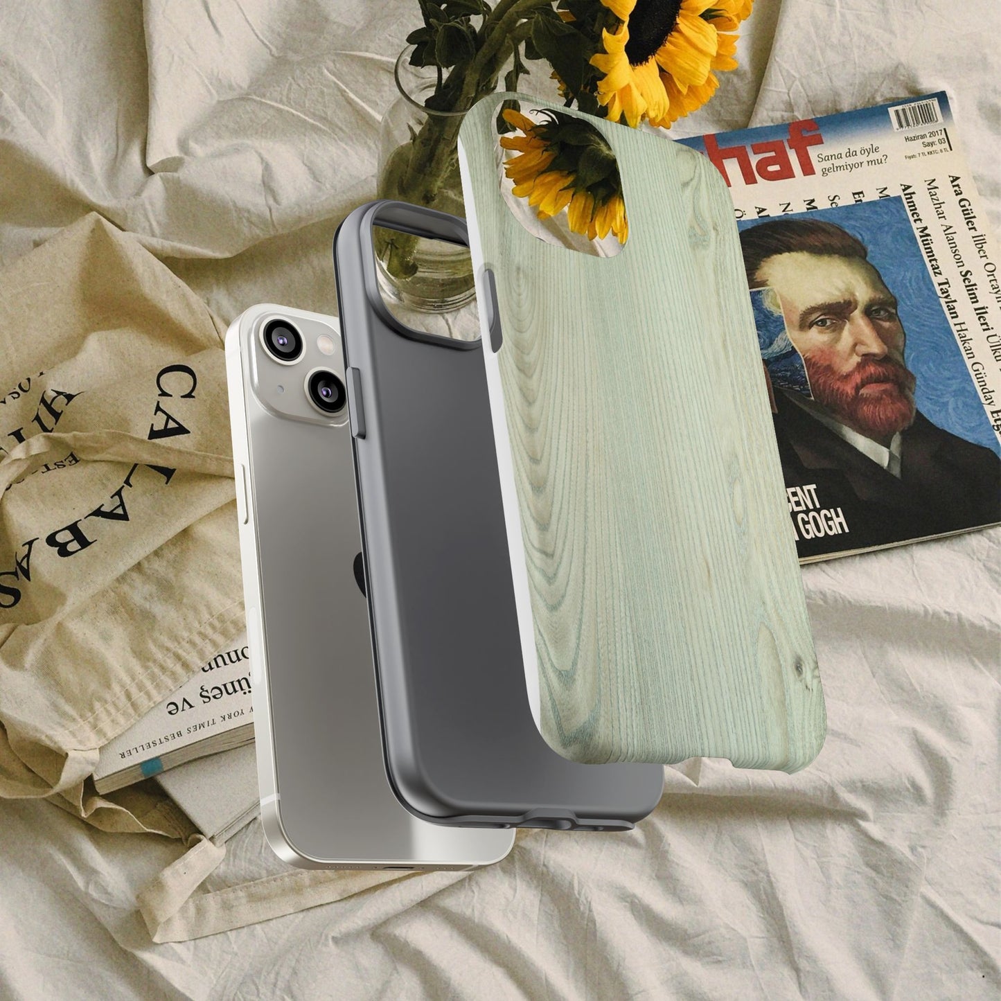 Tough Cases_ iPhone Case_ Series N8+ TCPCASE PT2WW005_ Limited Edition Wooden Grain Phone Case for iPhones by WesternWaves_