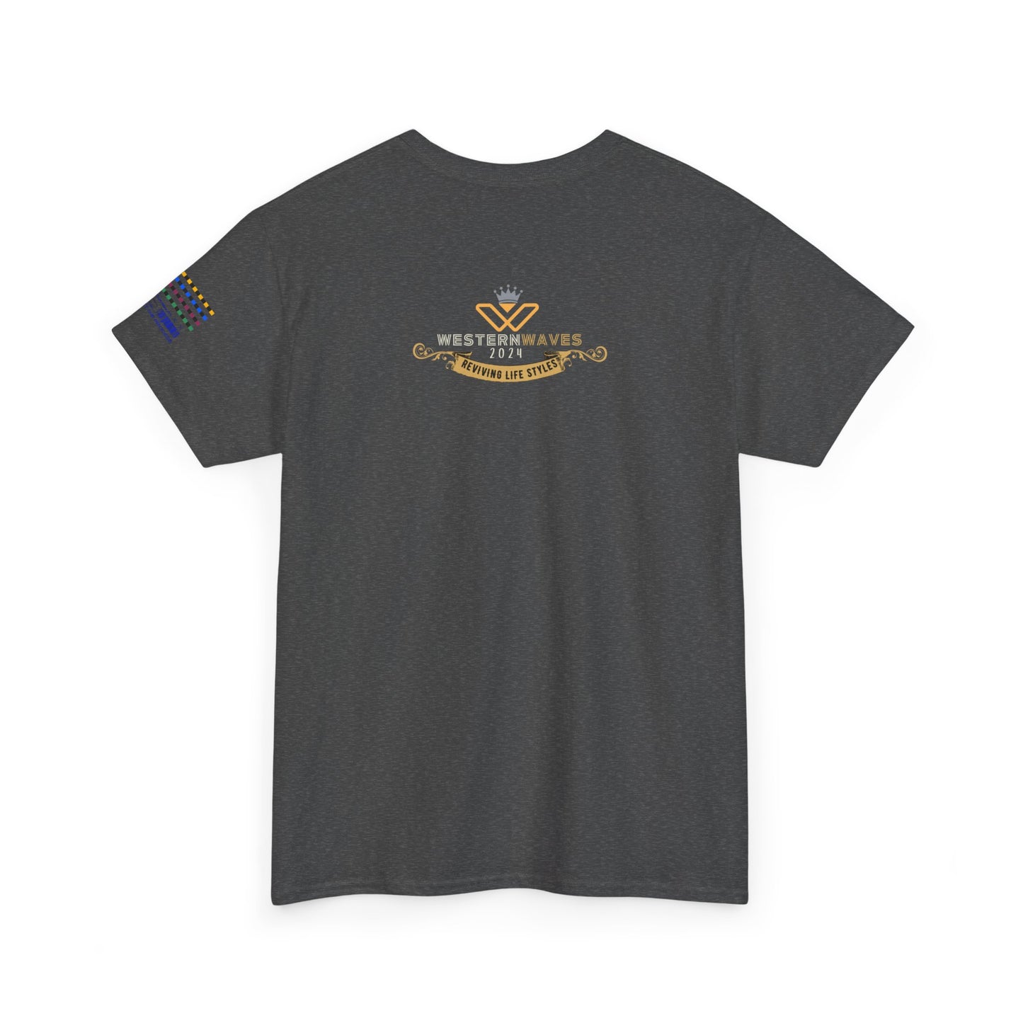 Unisex Heavy Cotton Tee_ Crafted from premium 100% cotton_ N+ Series UHCT PT2WV002_ Limited Edition by WesternWaves:
