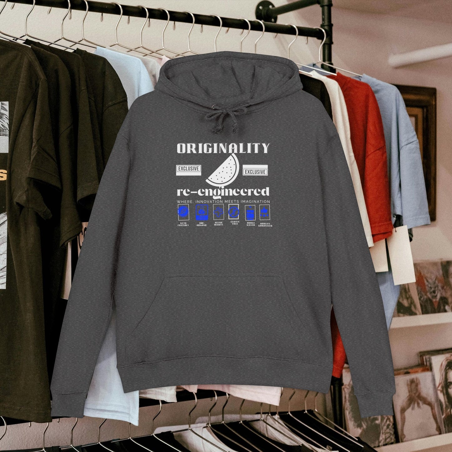 Unisex French Terry hoodie_ N8* Series USFTH PT2WW001_ Limited Edition Everyday Comfort by WesternWaves: