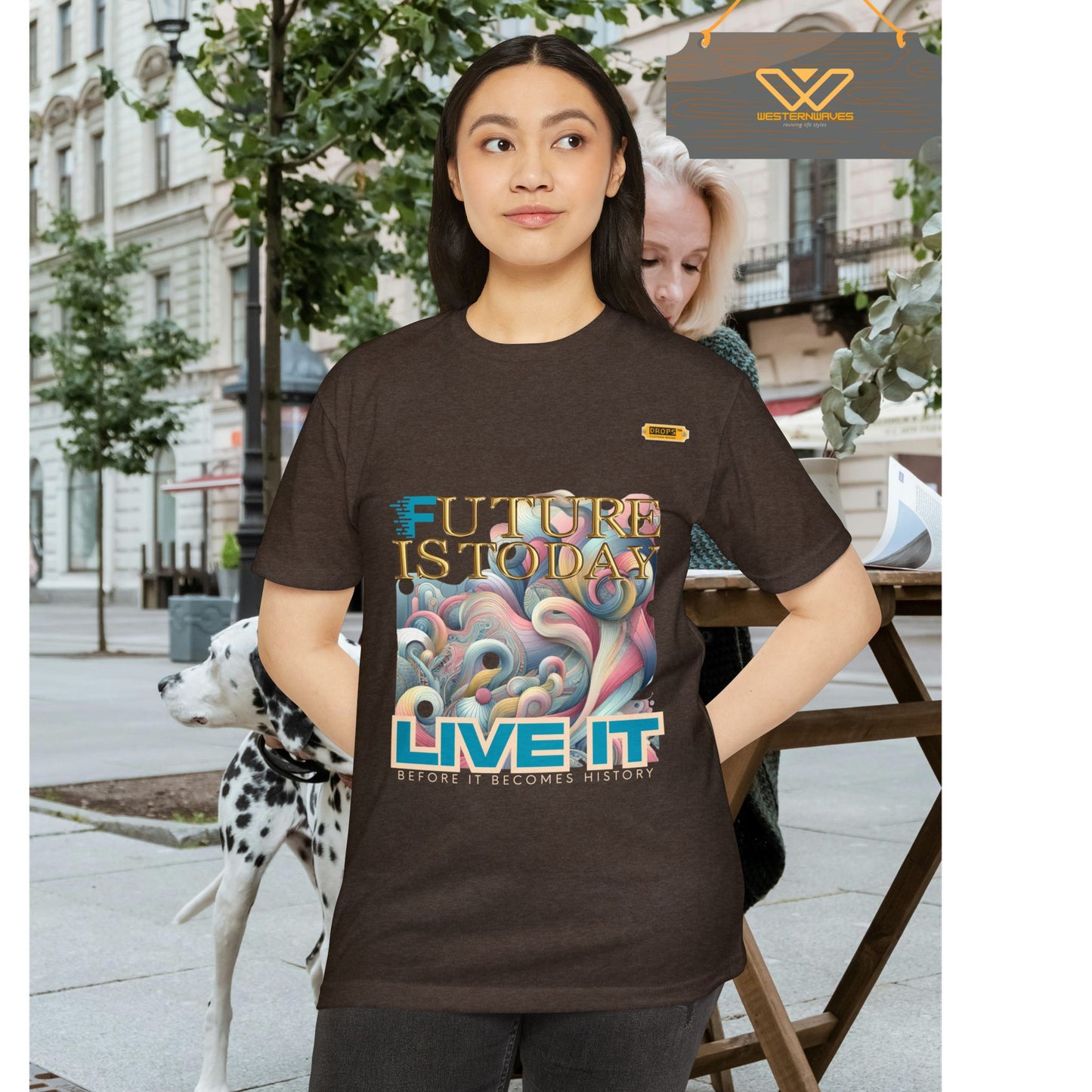 Unisex CVC Jersey T-shirt_ 16 June 2025_ Limited Edition Casual Fashion by WesternWaves: