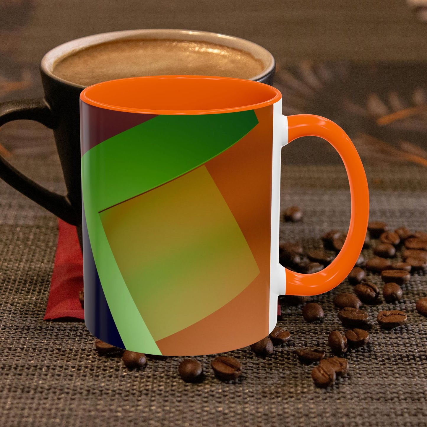 Accent Coffee Mug 11, 15oz_ N3+ Series ACM11OZ PT2WW018_ Limited Edition Perfect Blend of Style by WesternWaves: