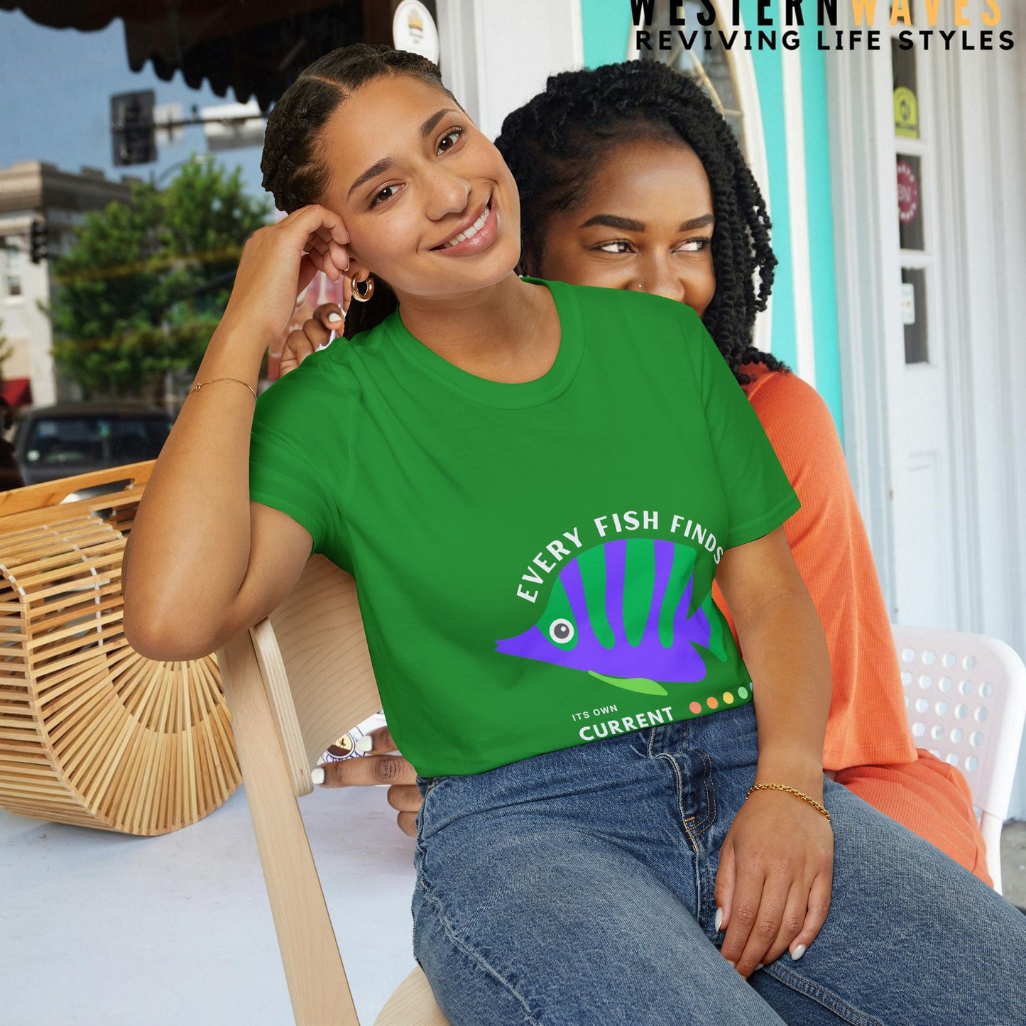 Unisex Softstyle T-Shirt_ N+ Series USSTS FT2WW010_ Limited Edition by WesternWaves: