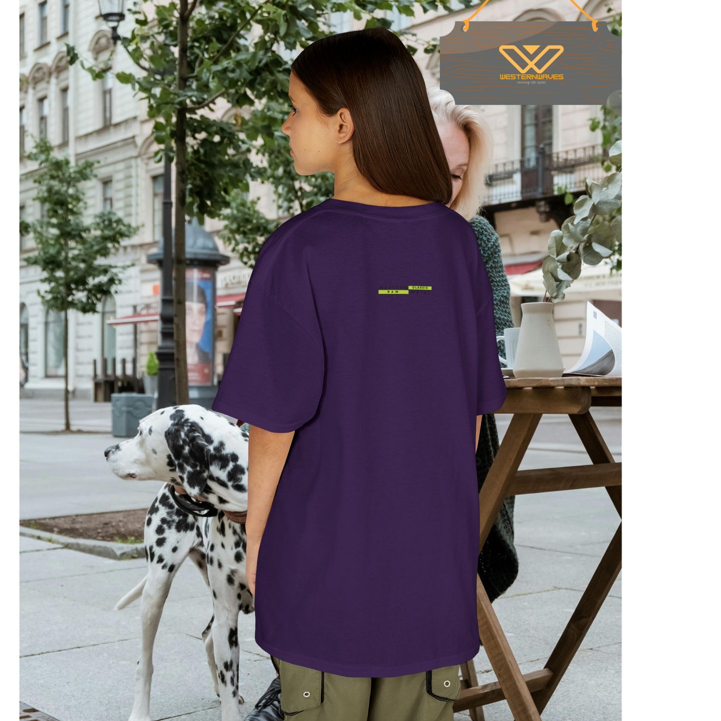 Kids Heavy Cotton™ Tee_ N2+ Series KHCT PT2WW008_ Limited Edition Durable Comfort for Every Adventure by WesternWaves: