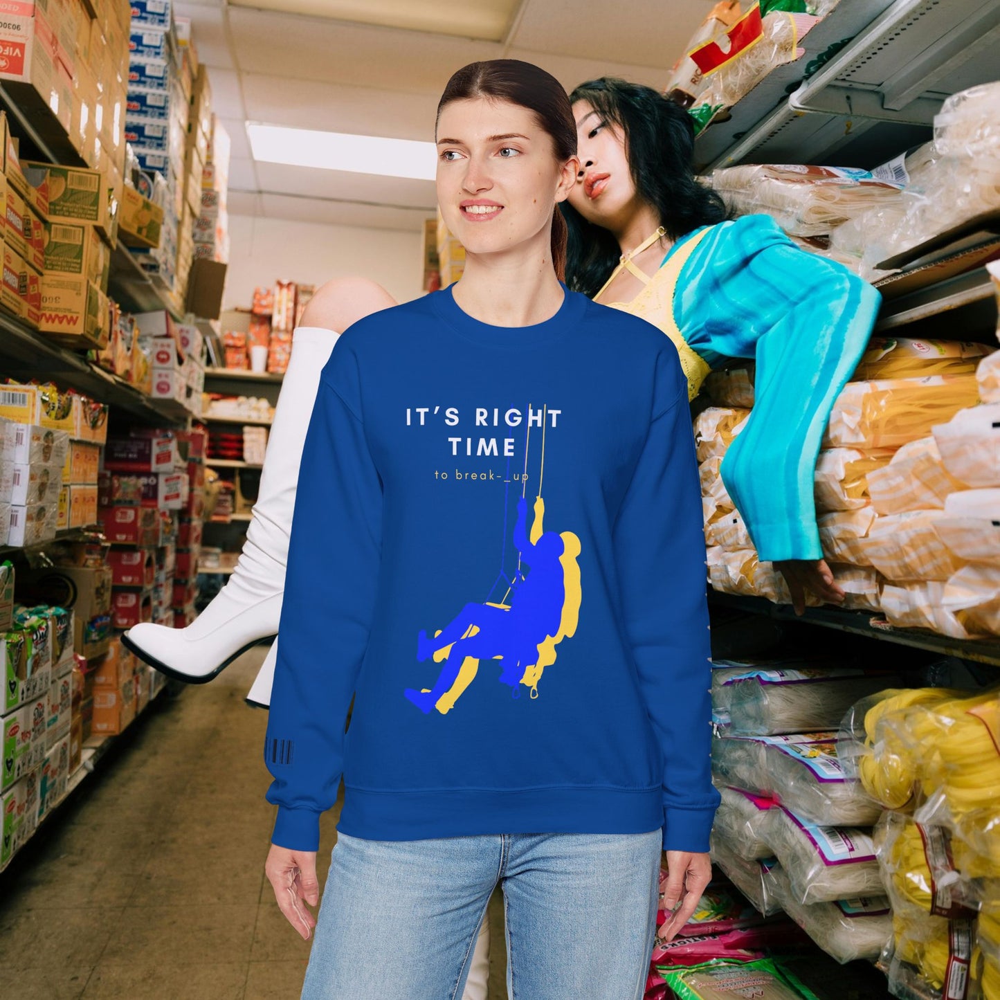 Unisex Heavy Blend™ Crewneck Sweatshirt_ N3+ Series UHBCSS PT2WW020_ Limited Edition by WesternWaves: