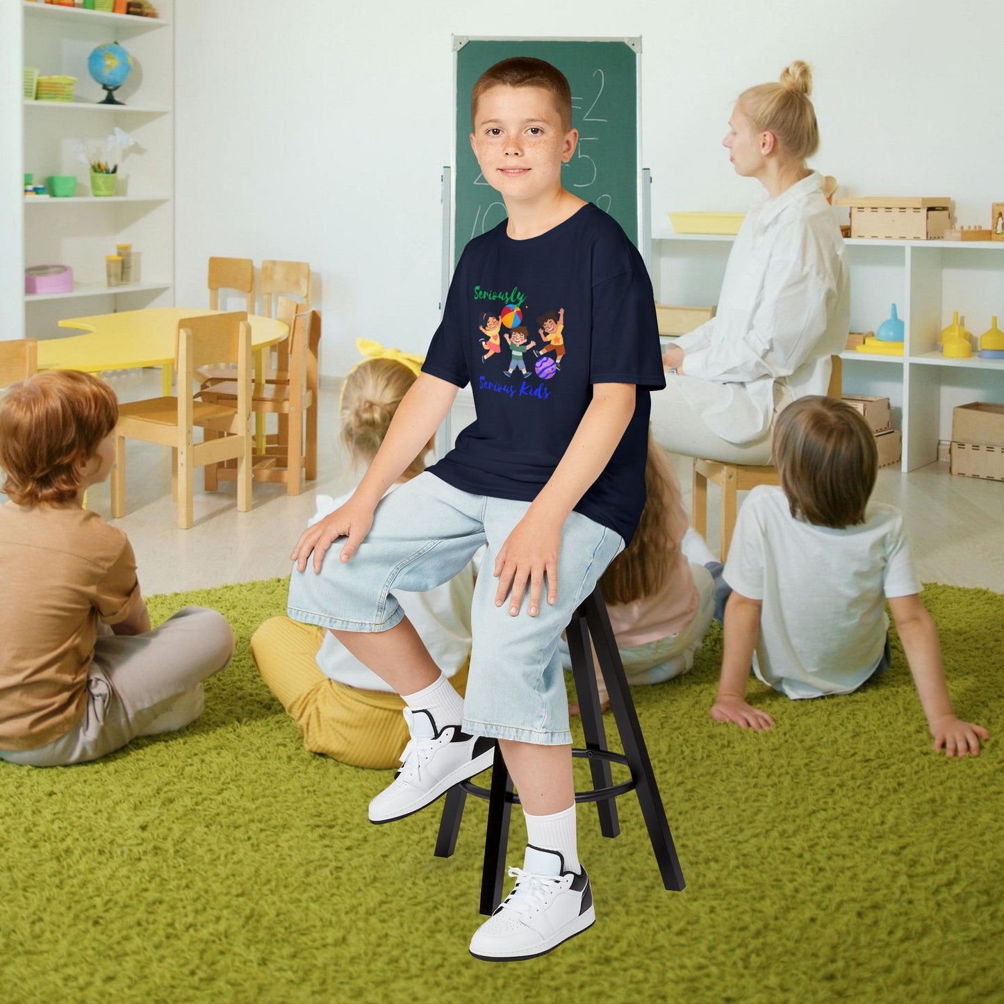 Kids Heavy Cotton™ Tee_ N3+ Series KHCT PT2WW001_ Limited Edition Durable Comfort for Every Adventure by WesternWaves: