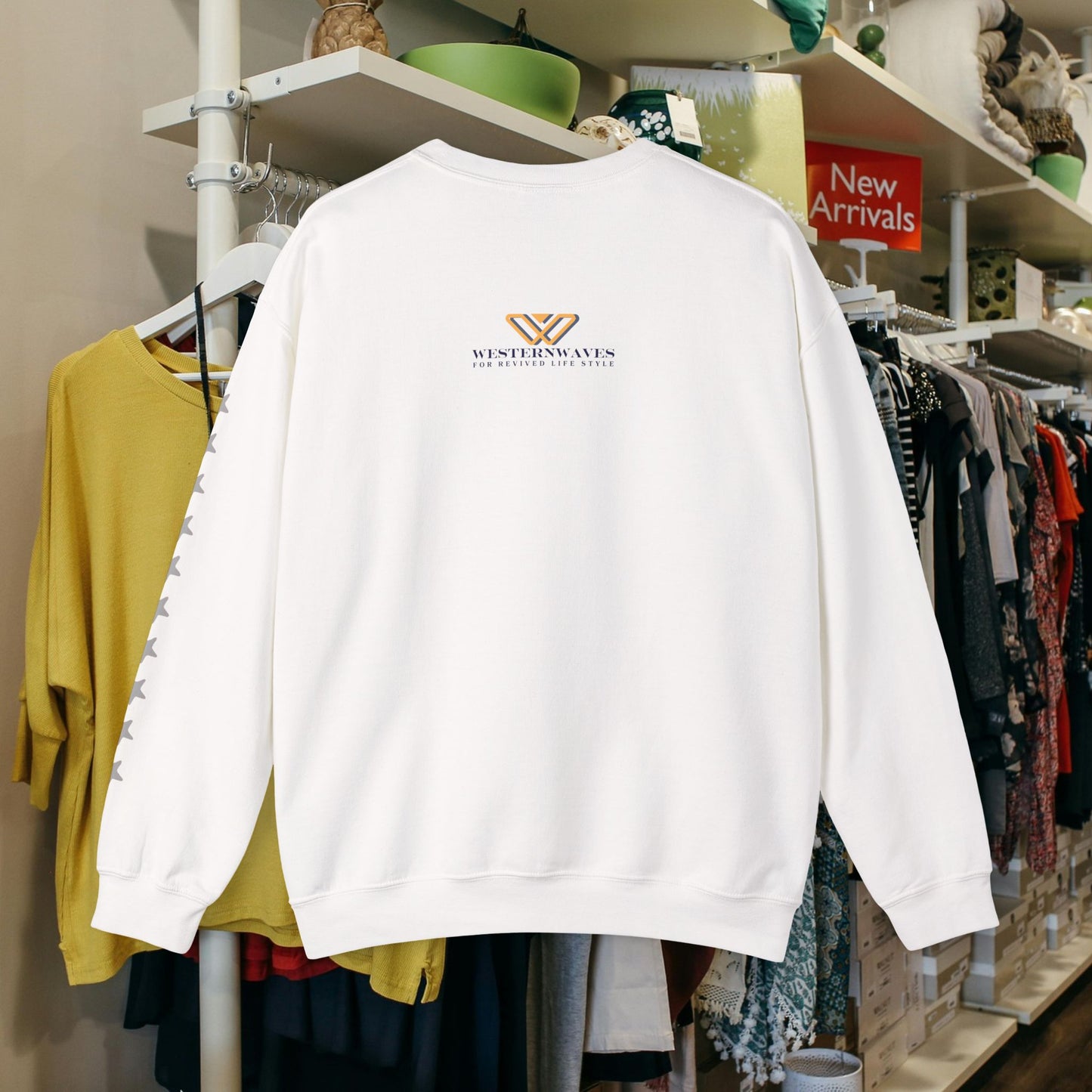 Unisex Heavy Blend™ Crewneck Sweatshirt_ N2 Series JBRW PT2WW001_Limited Edition Pure Luxury by WesternWaves: