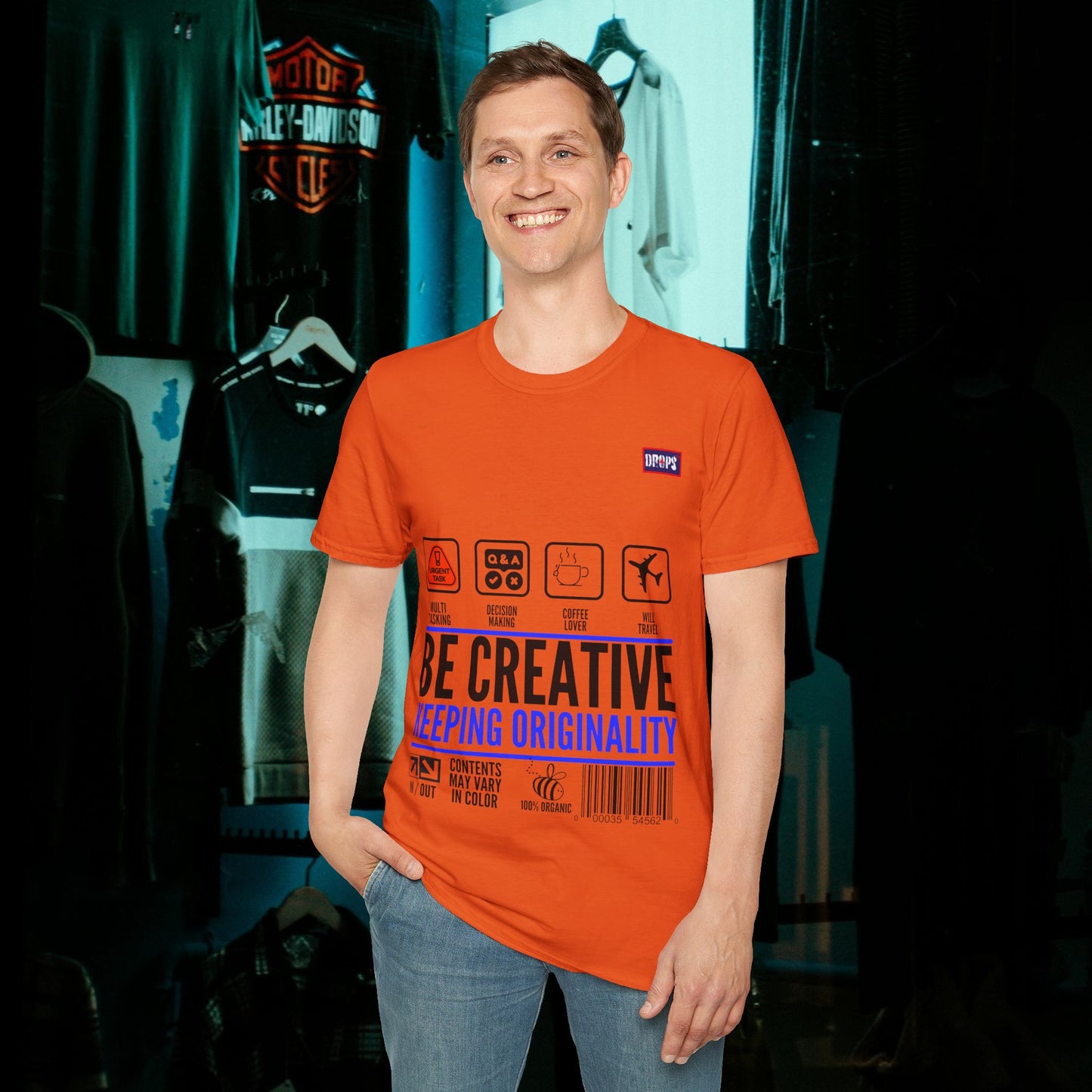 Unisex Softstyle T-Shirt_ N2+ Series USSTS FT2WW007_ Redefine Relaxation Limited Edition by WesternWaves: