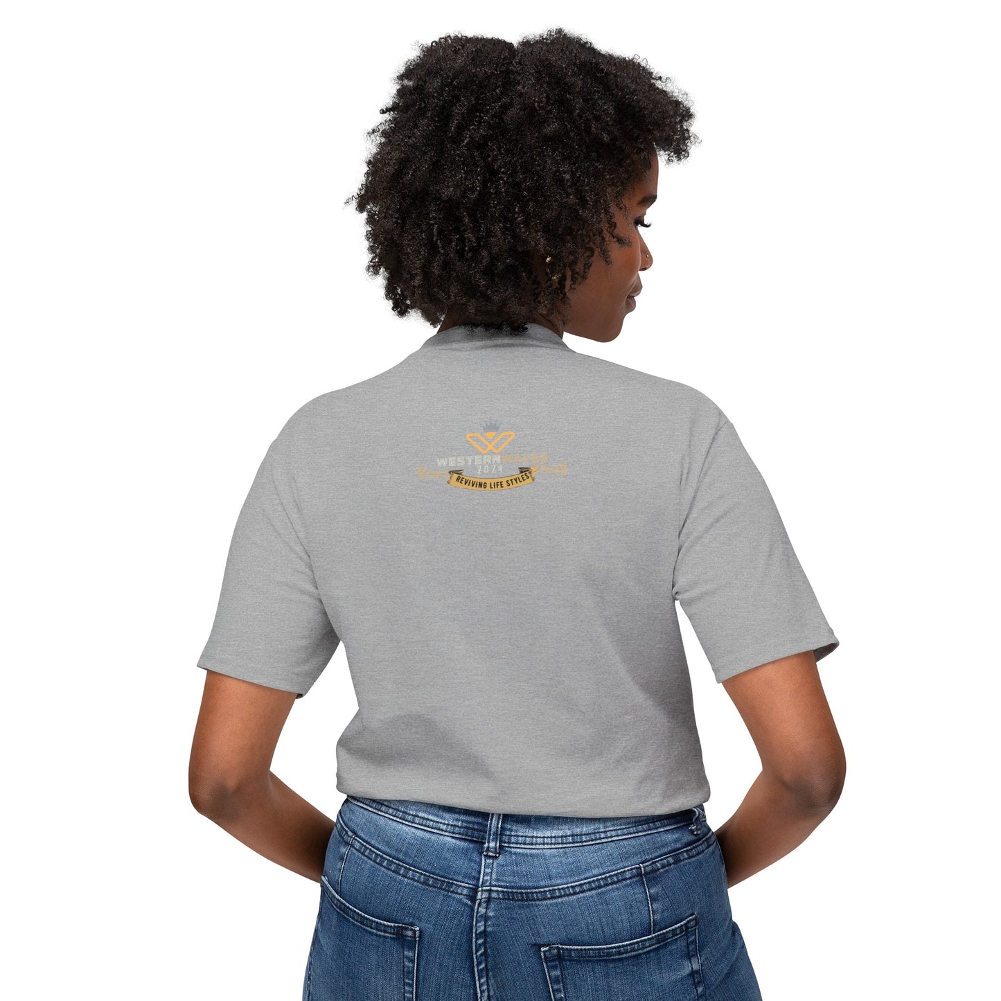 Unisex HD Cotton™ T-shirt_ N+ Series USHDCTS PT2WW001_ Limited Edition Unisex HD Cotton™ T-shirt by WesternWaves: