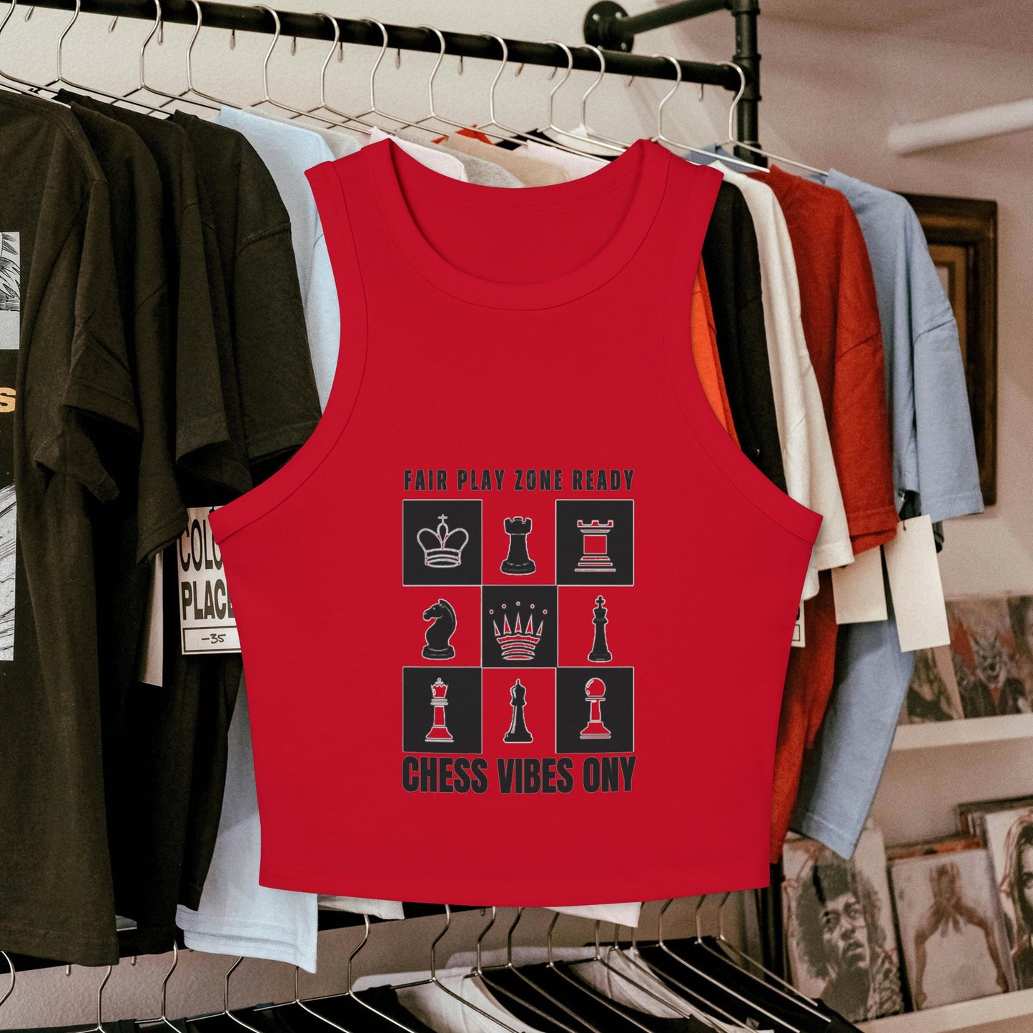 Women's Micro Rib Racer Tank Top_ N2+ Series WMRRT PT2WW008_ Limited Edition Style & Comfort by WesternWaves: