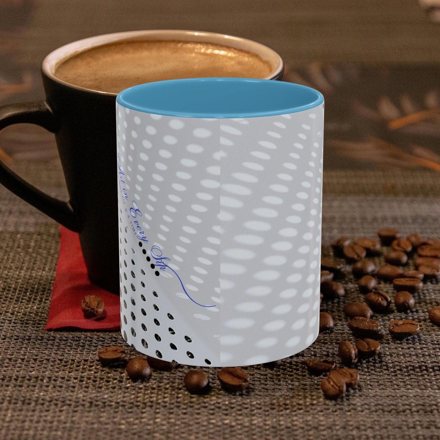 Accent Coffee Mug 11, 15oz_ N3+ Series ACM11OZ PT2WW020_ Limited Edition Perfect Blend of Style by WesternWaves: