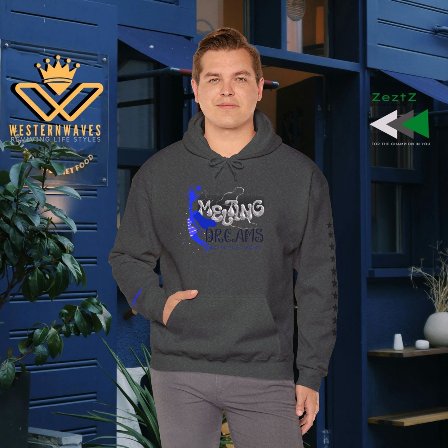 Unisex Heavy Blend™ Hooded Sweatshirt_ N3+ Series USHBHSS PT2WW006_ Limited Edition Pinnacle of Comfort & Style by WesternWaves: