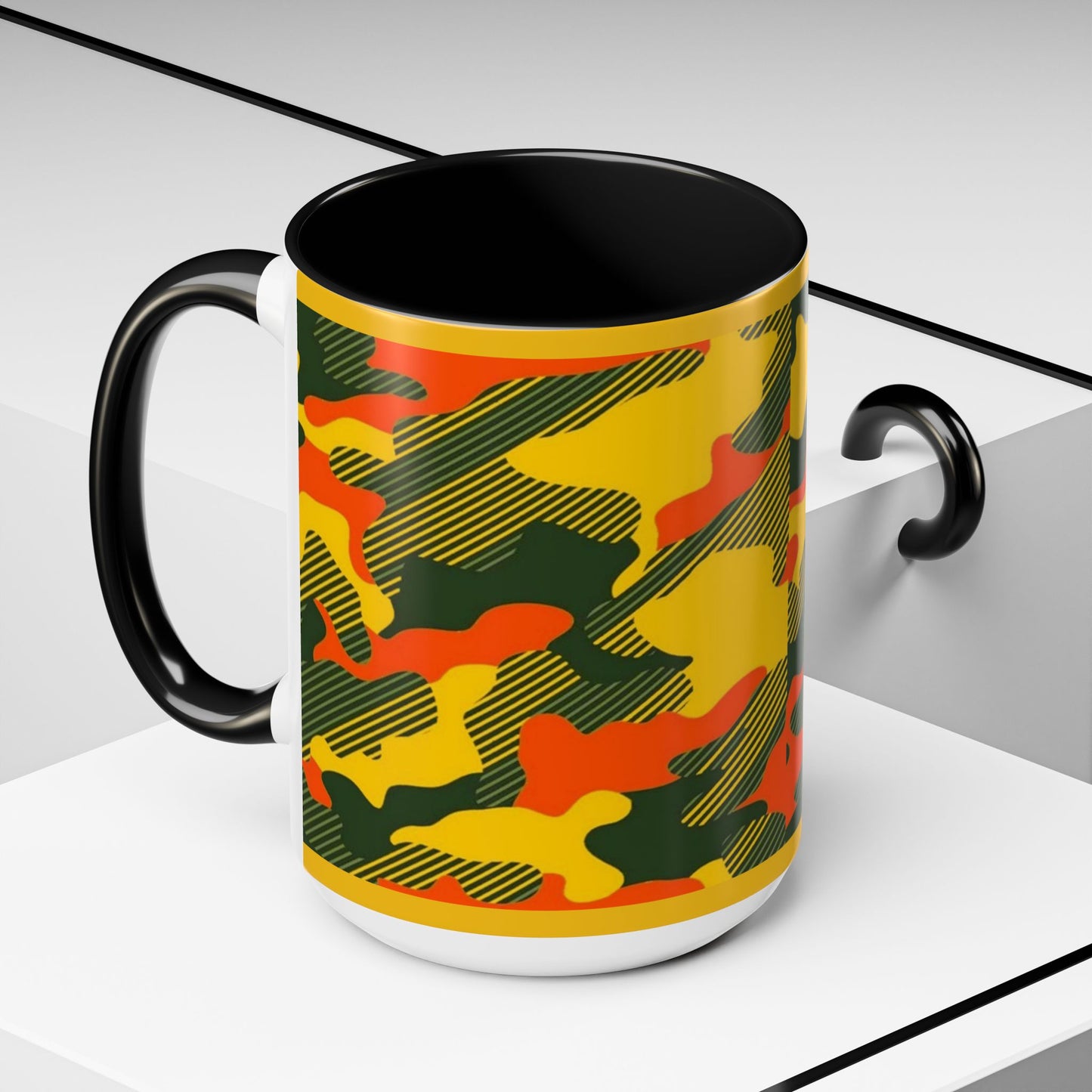 Accent Coffee Mug 11oz, 15 oz_ N2 Series ACM11OZ PT2WW001_ Vibrant Limited Edition Design by WesternWawes
