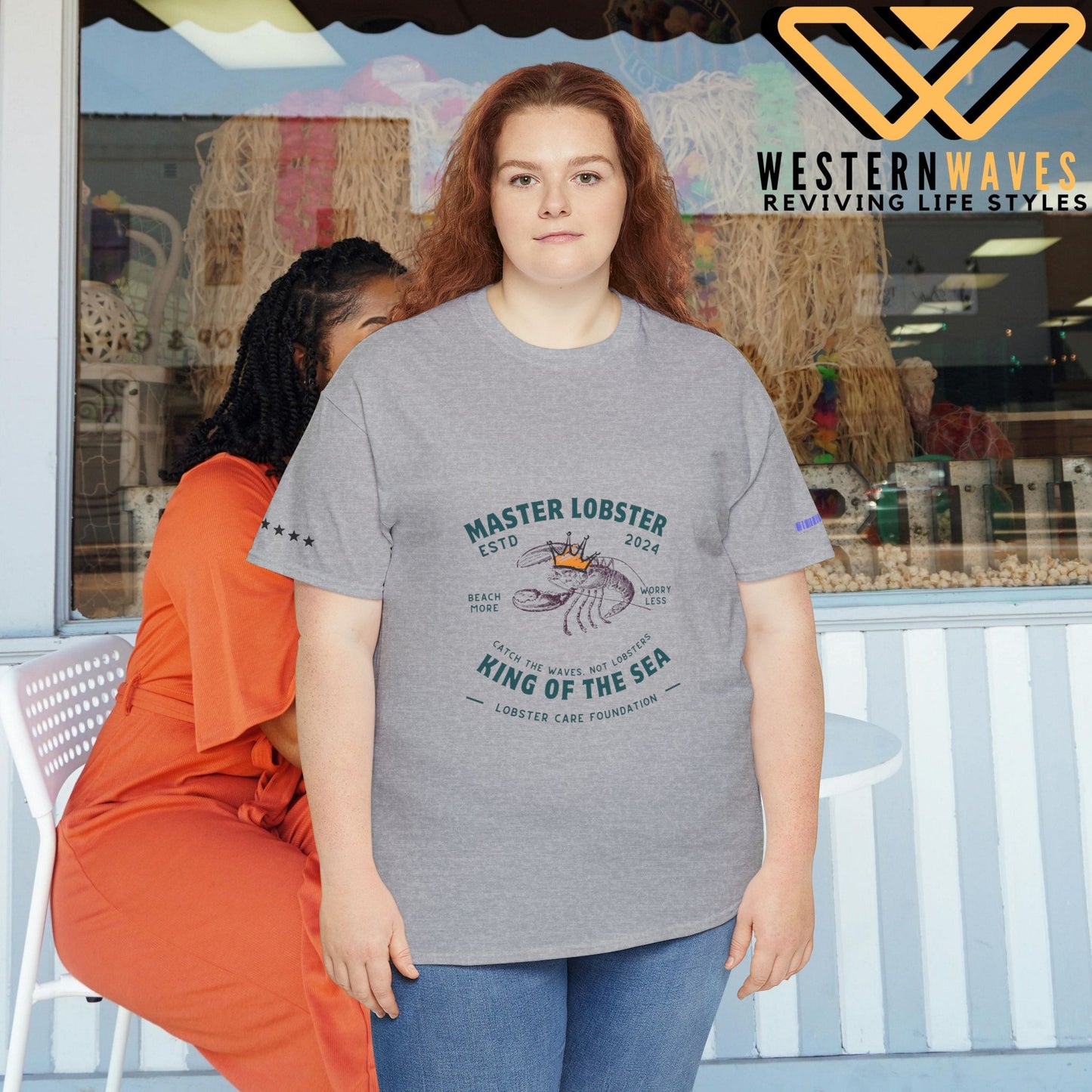 Unisex Heavy Cotton Tee_ Crafted from premium 100% cotton_ N2+ Series UHCT PT2WW007_ Limited Edition Maximum Comfort by WesternWaves: