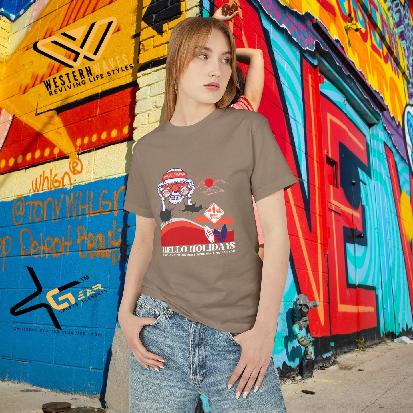 Unisex Garment-Dyed Heavyweight Cotton Tee_ N2+ Series USGDHWCTEE PT2WW006_ Limited Edition Statement of Style by WesternWaves: