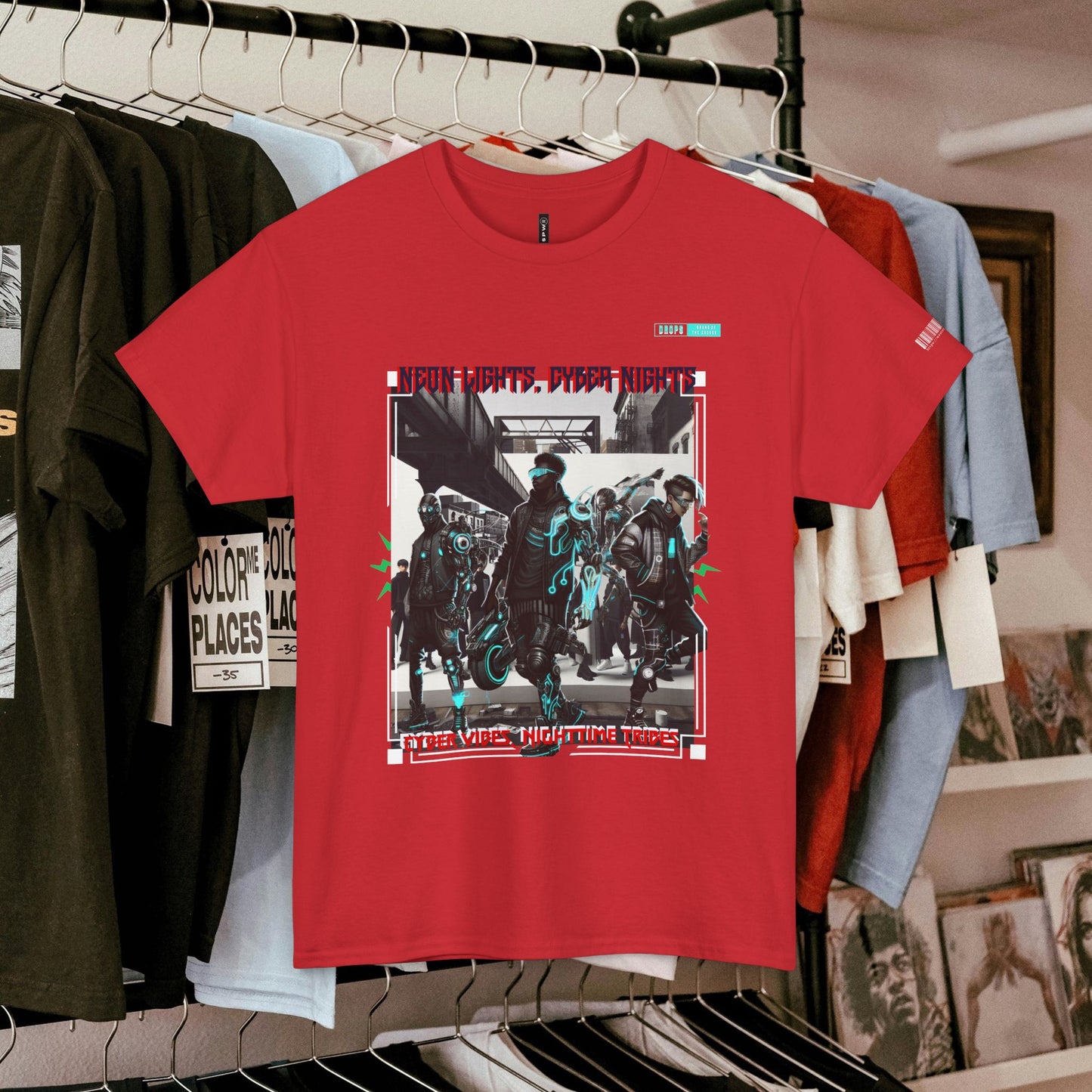 Unisex Heavy Cotton Tee_ N8+ Series USHOSTEE_ PT2WW003_ 01 Oct 2025_ Limited Edition Casual Wear by WesternWaves: