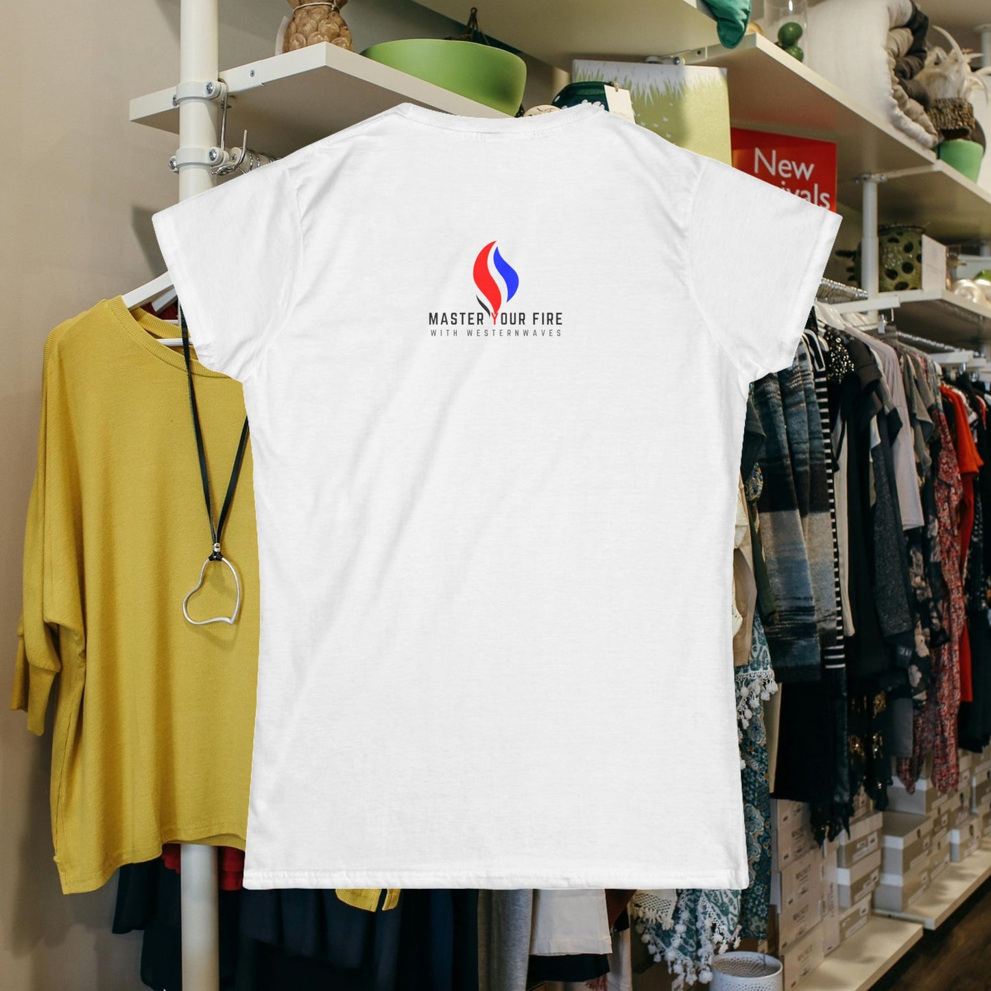 Women's Softstyle Tee_ for Effortless Chic_ N2+ Series WSST PT2WW004_ Limited Edition Feminine & Sophisticated Style by WesternWaves: