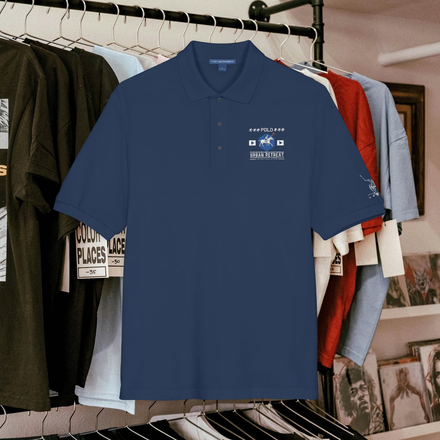 Unisex Polo Shirt_ Series N8+ USPS PT2WW001_ 11 Sep 2025_ Limited Edition Casual Wear by WesternWaves: