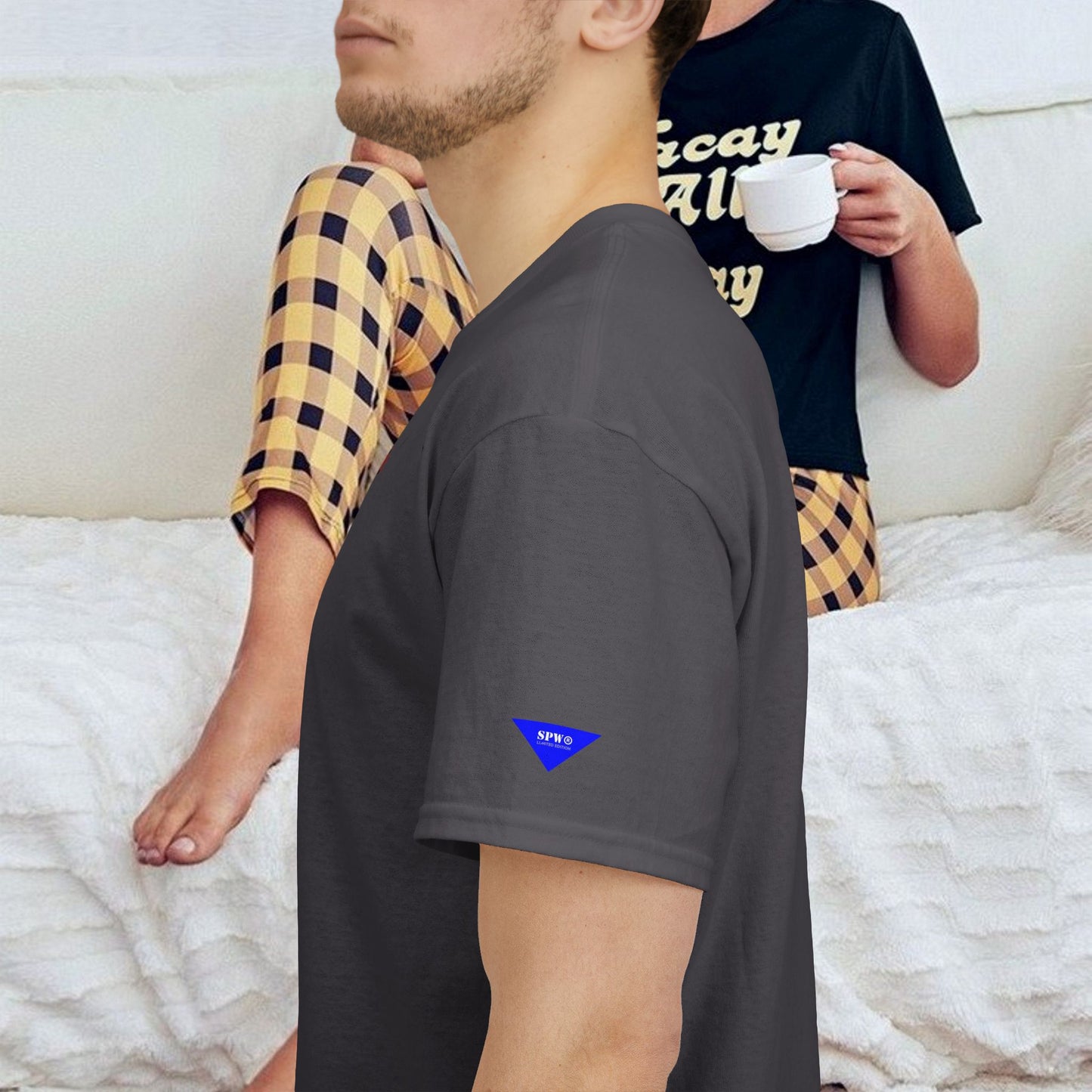 Unisex Heavy Cotton Tee_ 20 July 2025_ Limited Edition Unique Summer Wear_ by WesternWaves: