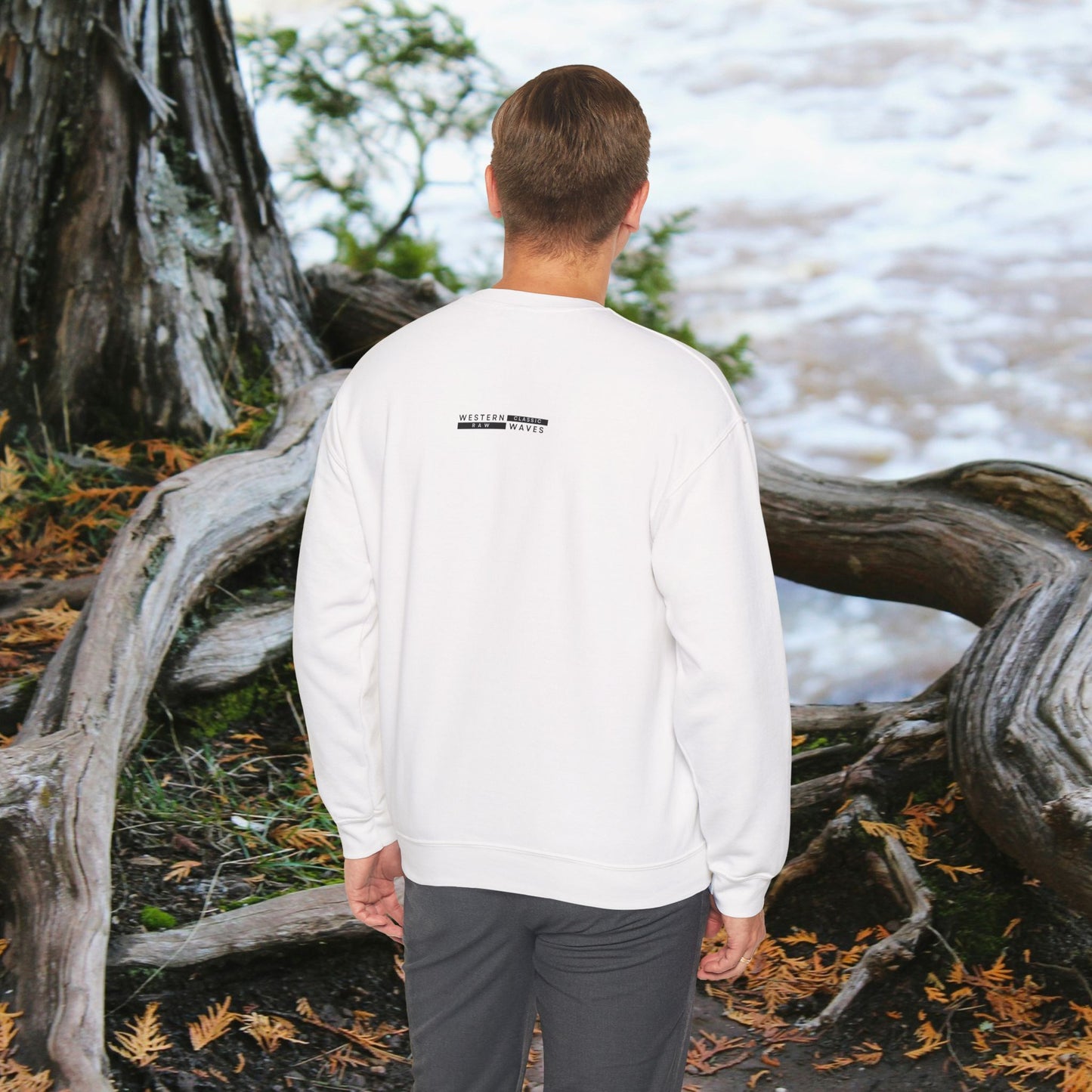 Unisex Heavy Blend™ Crewneck Sweatshirt_ N2 Series UHBCSS PT2WW007_ Limited Edition Pure Luxury By WesternWaves: