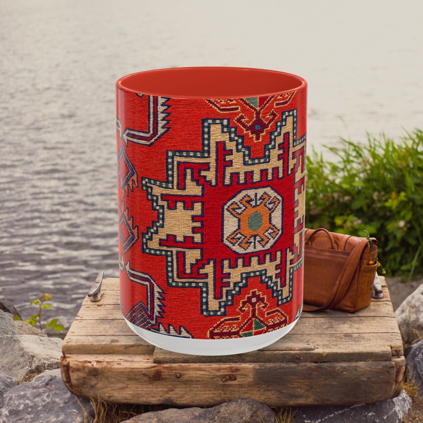 Accent Coffee Mug 11, 15oz_ N3+ Series ACM11OZ PT2WW019_ Limited Edition Perfect Blend of Style by WesternWaves: