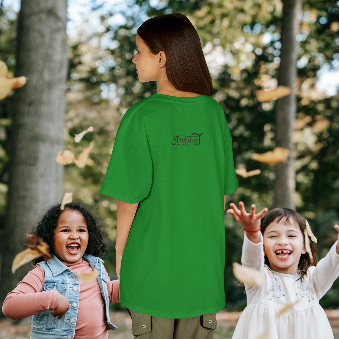 Kids Heavy Cotton™ Tee_ N2+ Series KHCT PT2WW009_ Limited Edition Durable Comfort for Every Adventure by WesternWaves: