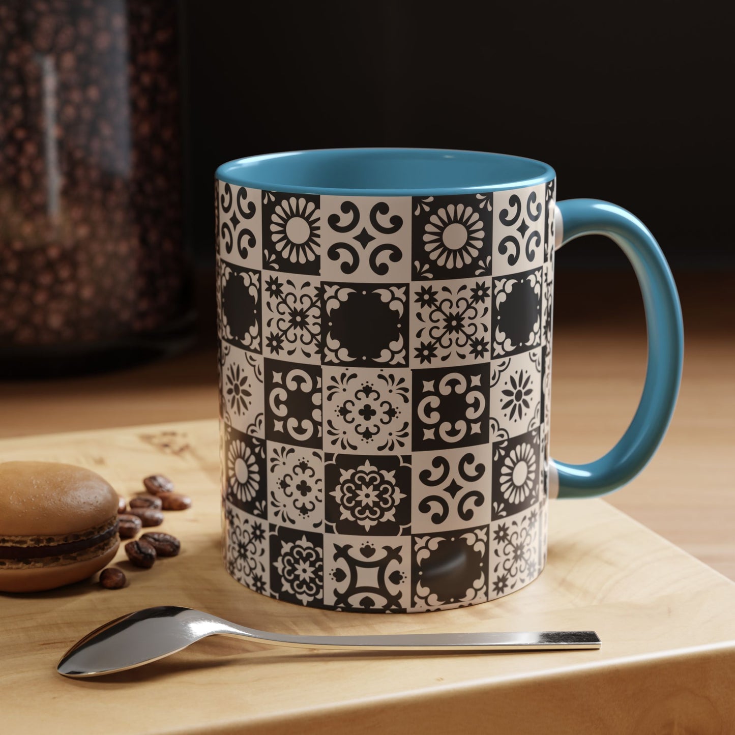 Accent Coffee Mug (11, 15oz)_ N+ Series ACMUG PT2WW004_ Limited Edition Mug by WesternWaves