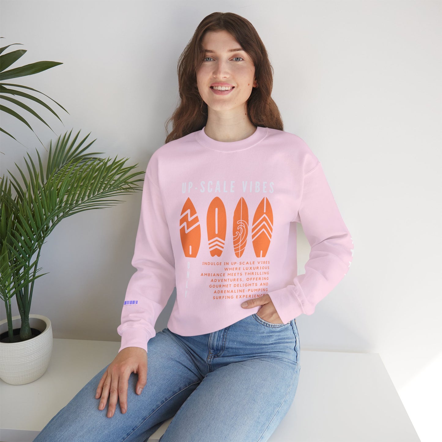 Unisex Heavy Blend™ Crewneck Sweatshirt_ N3+ Series UHBCSS PT2WW009_ Limited Edition Pure Luxury by WesternWaves: