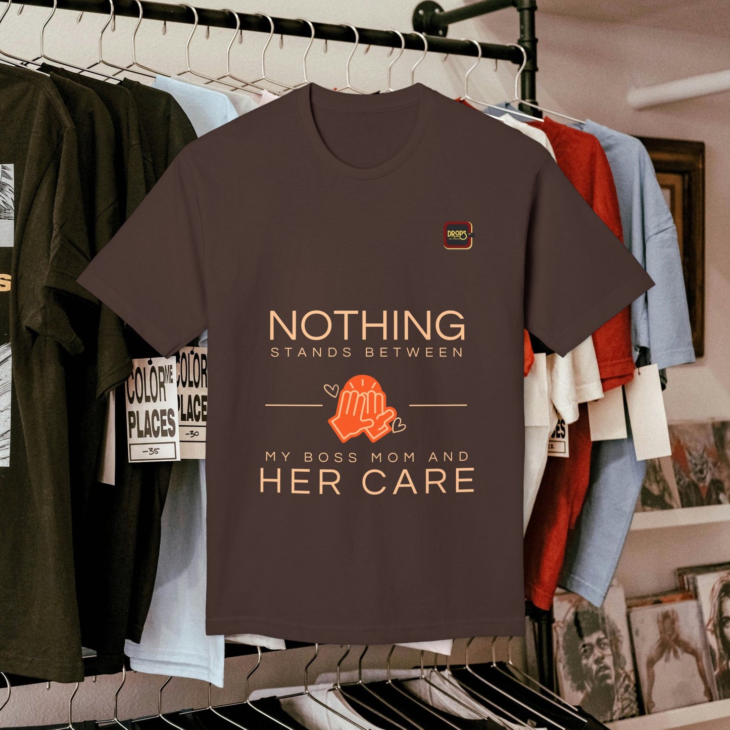 Unisex Midweight T-shirt, Made in USA_ N+ Series UMTS PT2WW007_ Limited Edition Design by WesternWaves: