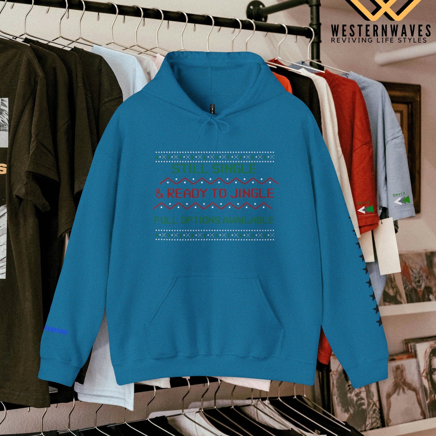 Unisex Heavy Blend™ Hooded Sweatshirt_ N2+ Series USHBHSS PT2WW007_Limited Edition Pinnacle of Comfort & Style by WesternWaves: