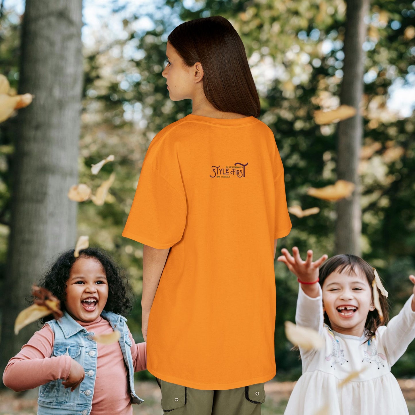 Kids Heavy Cotton™ Tee_ N2+ Series KHCT PT2WW009_ Limited Edition Durable Comfort for Every Adventure by WesternWaves: