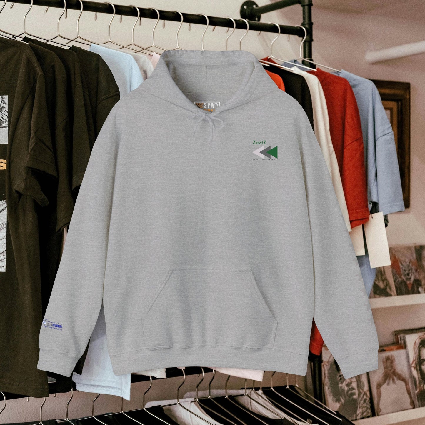 Unisex Heavy Blend™ Hooded Sweatshirt_ N+ Series USHBHSS PT2WW001_ Limited Edition by WesternWaves: