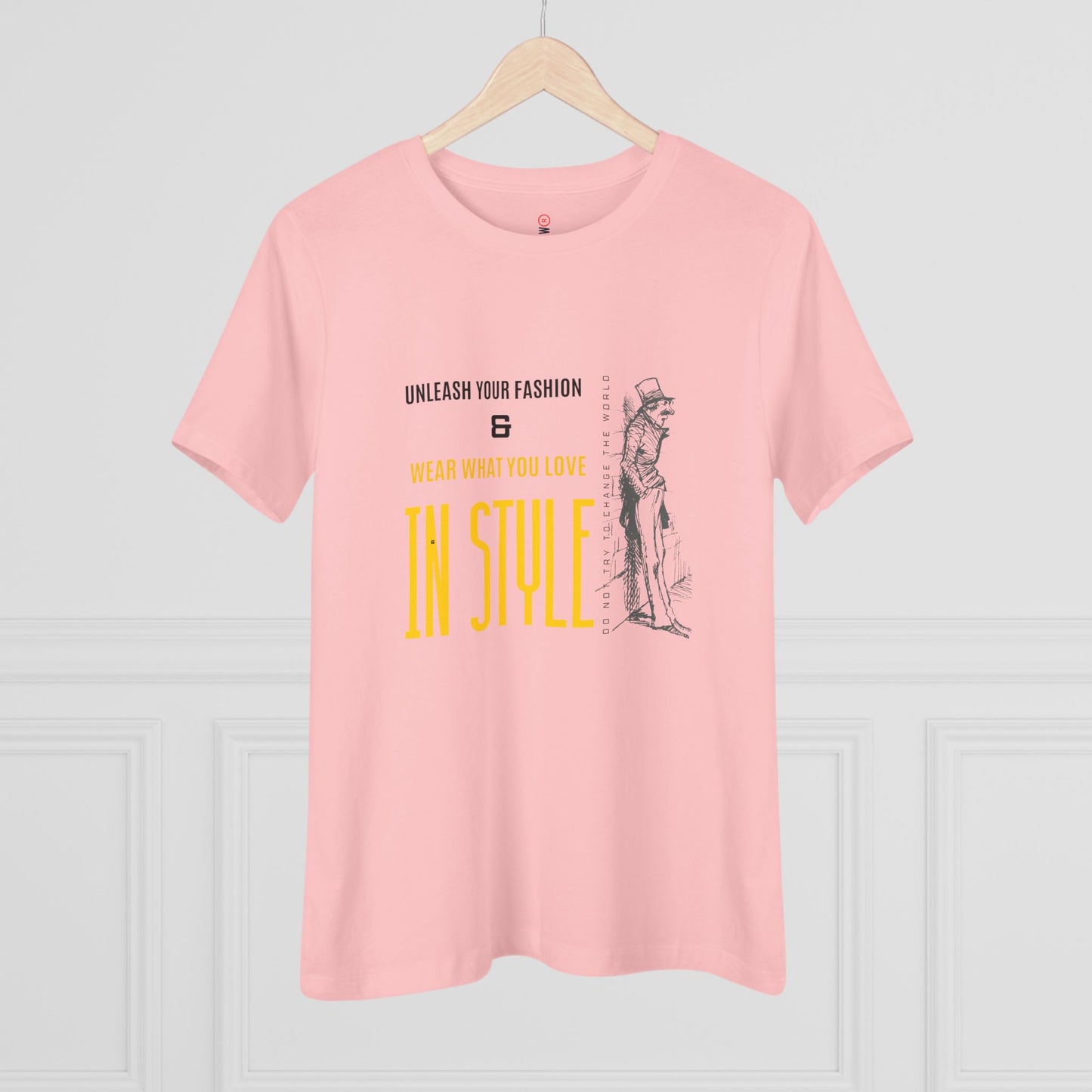 Women's Cotton Tee_ N2 Series WCTEE PT2WW001_ Cozy Comfort Limited Edition By WesternWaves: