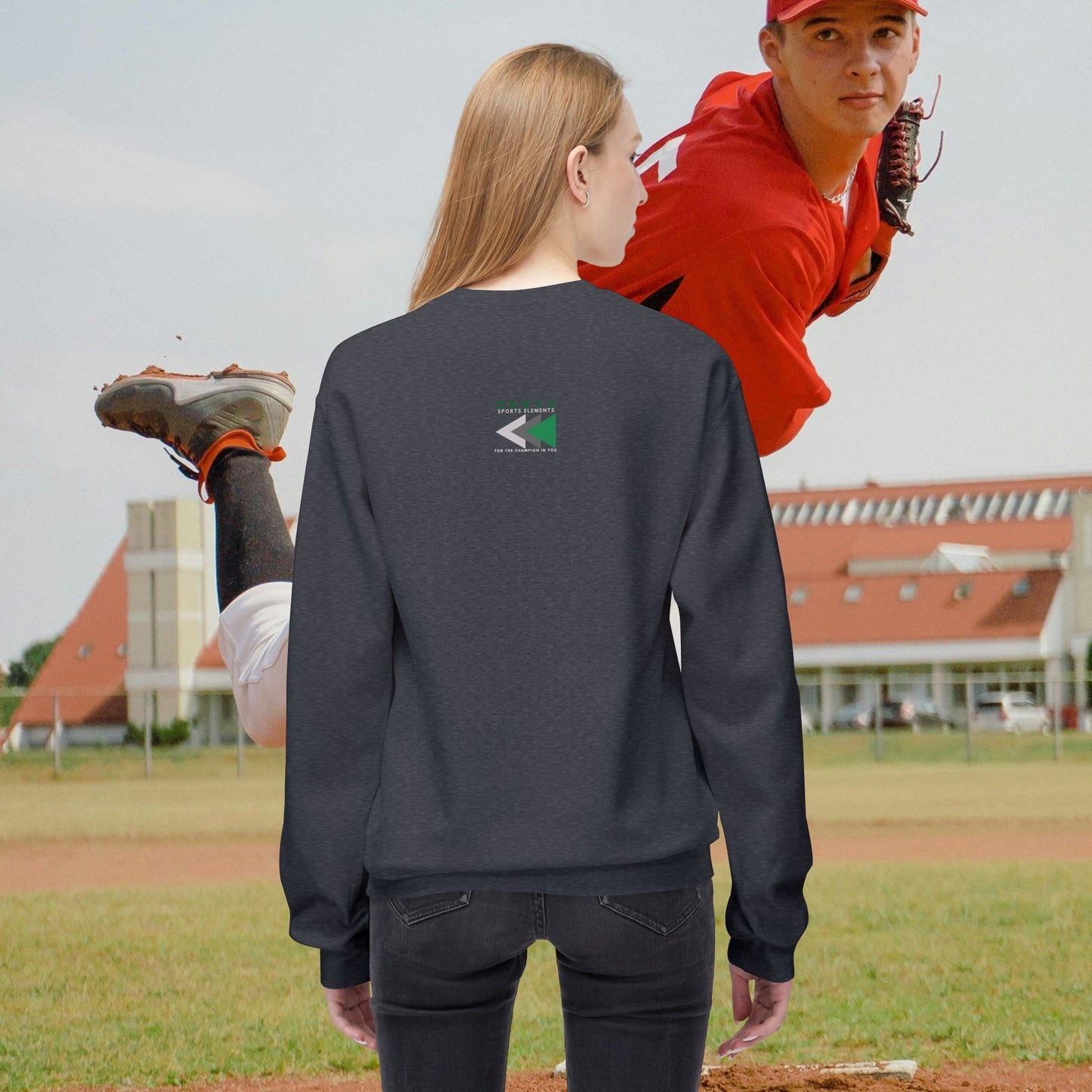 Unisex Midweight Softstyle Fleece Crewneck Sweatshirt_ N2 Series USMWSSFCNSS PT2WW001_ ‘ZeztZ’ Brand Limited Edition Statement of Style & Sustainability by WesternWaves: