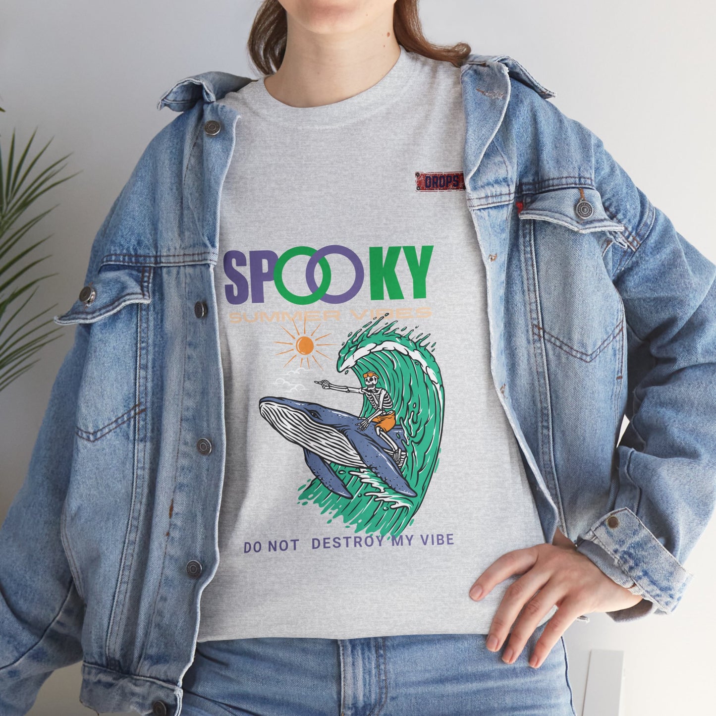Unisex Heavy Cotton Tee_ Crafted from premium 100% cotton_ N2* Series UHCT PT2WV008_ Limited Edition Epitome of Comfort & Durability by WesternWaves: