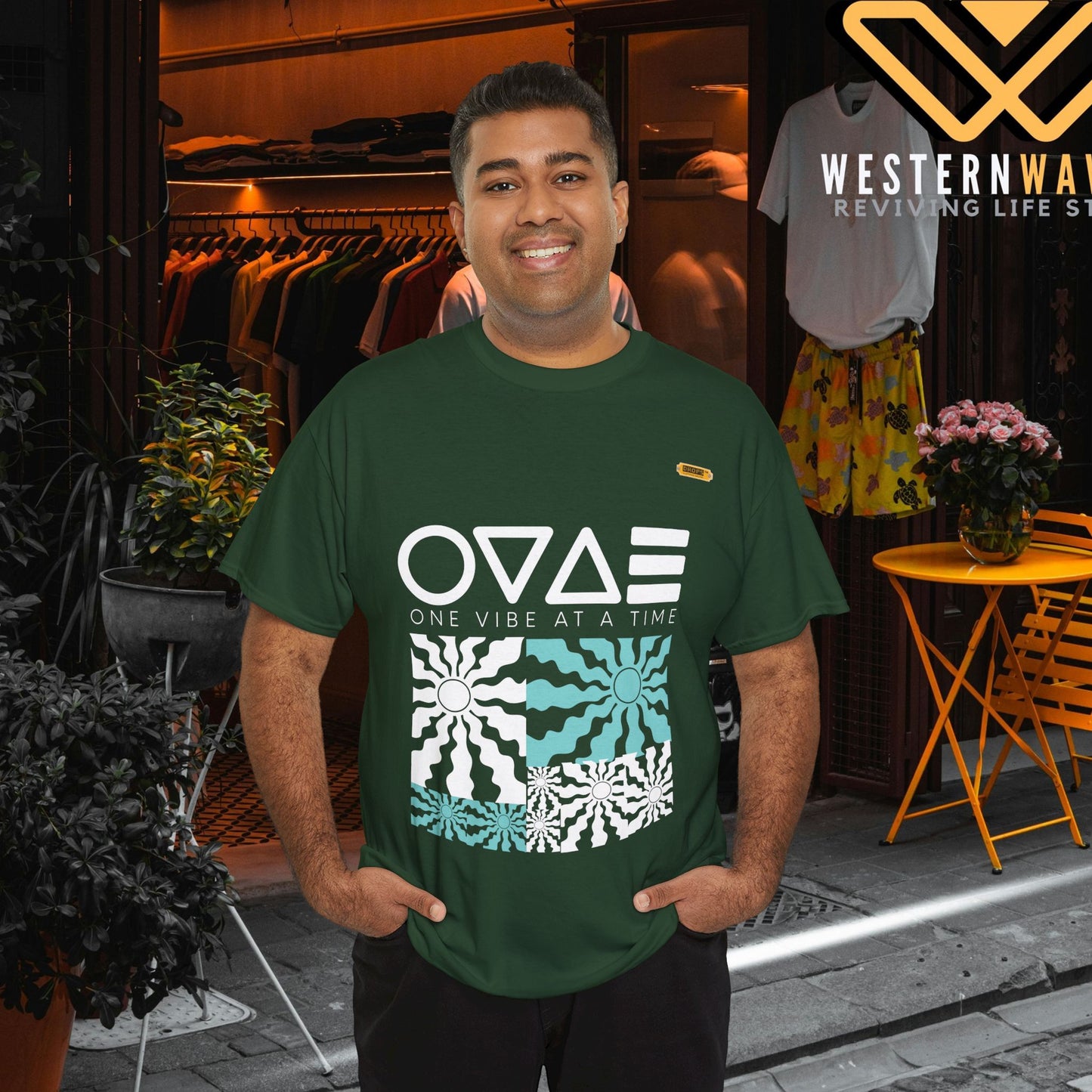 Unisex Heavy Cotton Tee_ Series N7* USHCTEE PT2WW003_ Limited Edition Heavy Cotton Tee by WesternWaves: