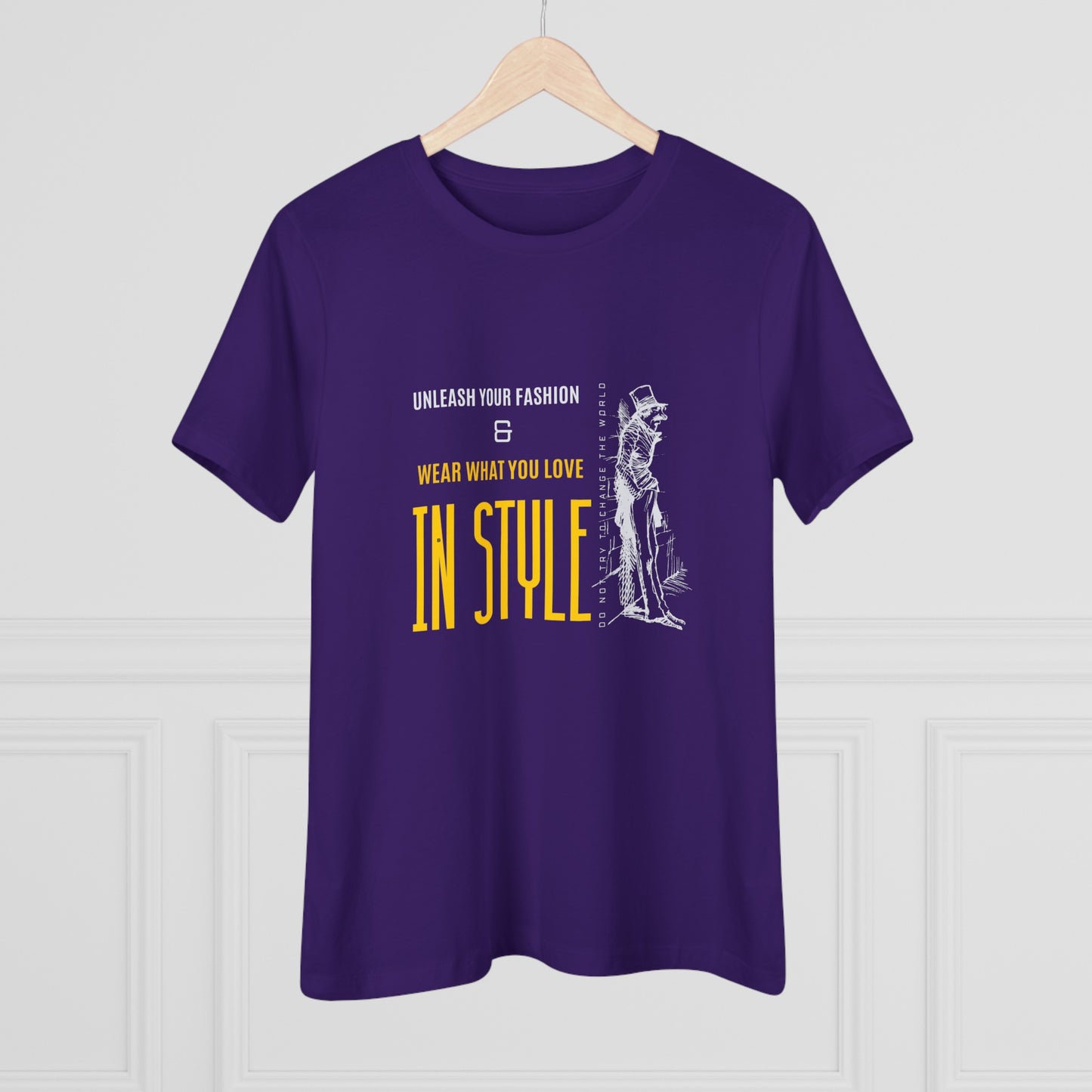 Women's Cotton Tee_ N2+ Series WCTEE PT2WW002_ Cozy Comfort Limited Edition by WesternWaves: