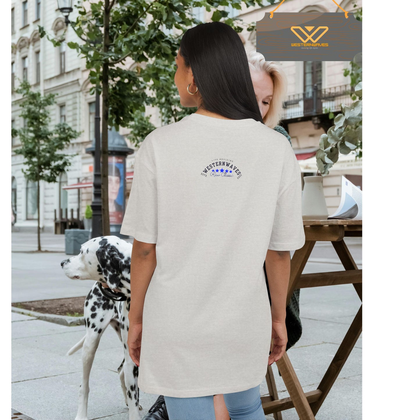 Unisex Oversized Tee_ N6+ Series USOSTEE PT2WW001_ Limited Edition by WesternWaves: