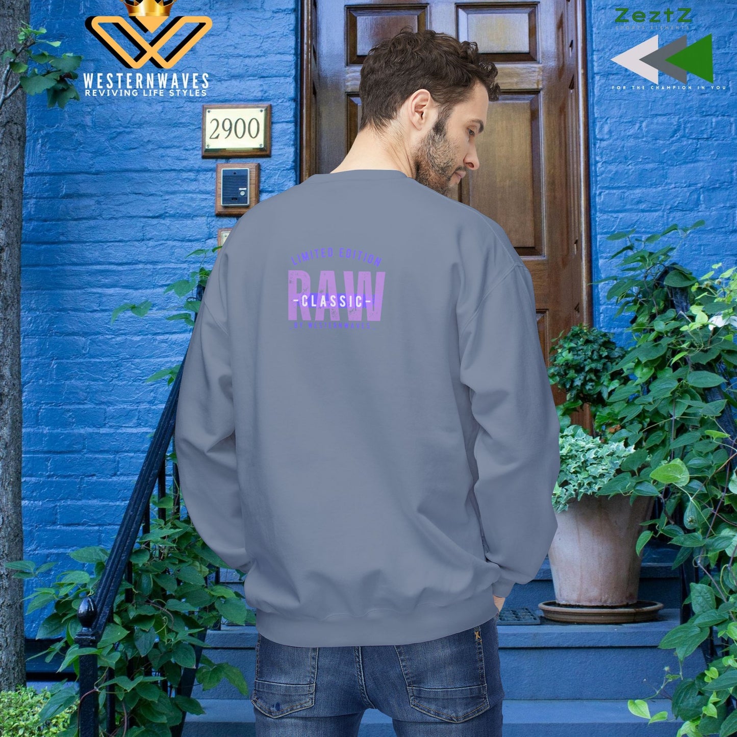 Softstyle Fleece Sweatshirt - N3+ Series SSFSS PT2WW001_ Limited Edition Cozy, Eco-Friendly, Unisex product by WesternWaves:
