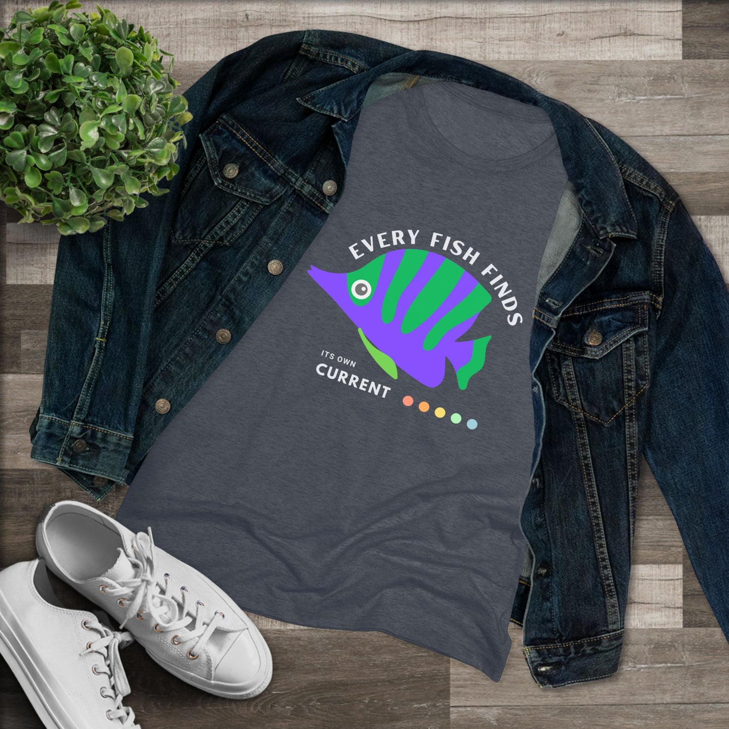 Women's Triblend Tee_ N3+ Series WTBT PT2WV002_ Limited Edition Designer Tee by SPW of WesternWaves