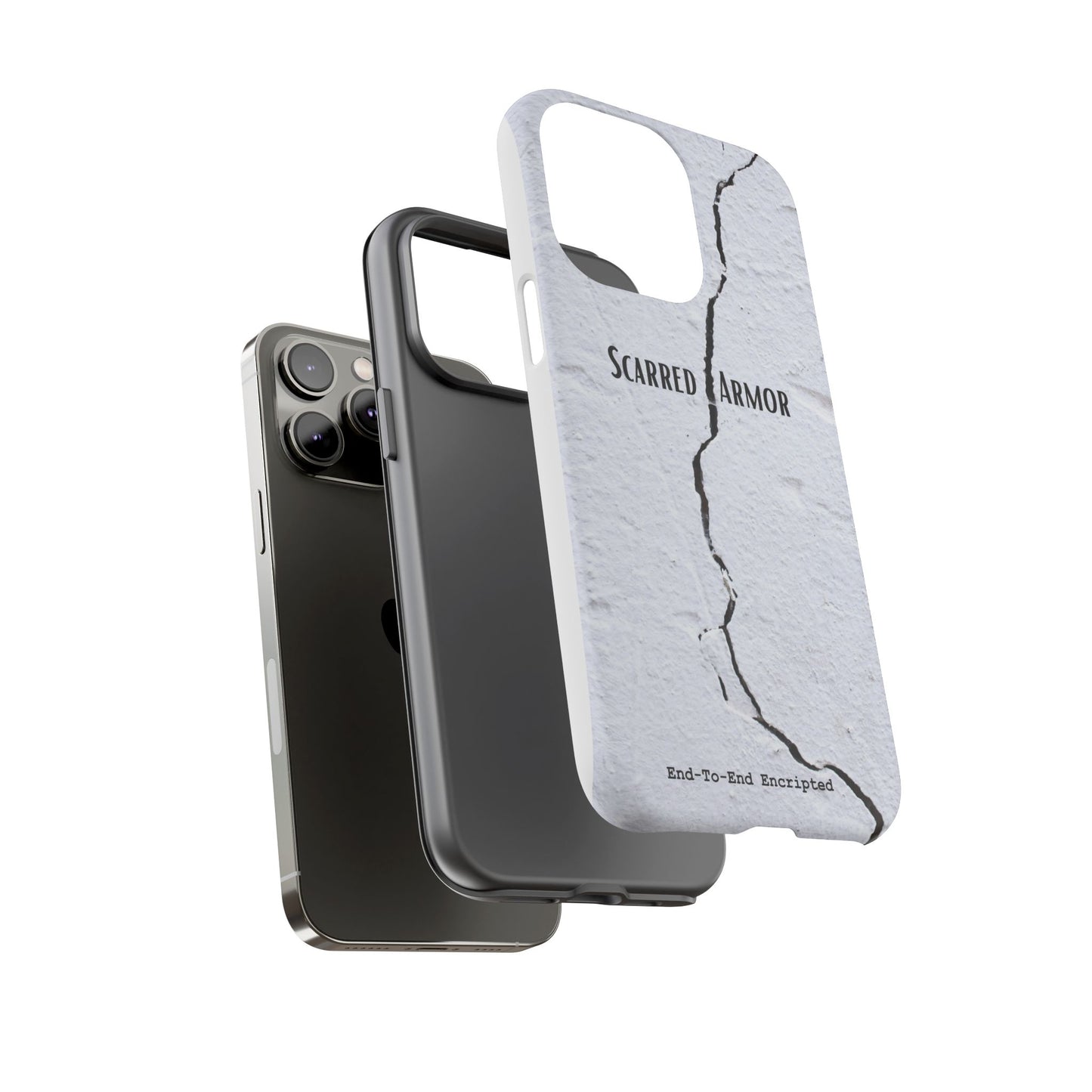 Tough iPhone Cases Phone Case_ Series N8+ TCPCASE PT2WW001_ Limited Edition Scarred Armor Design iPhone Cases by WesternWaves: