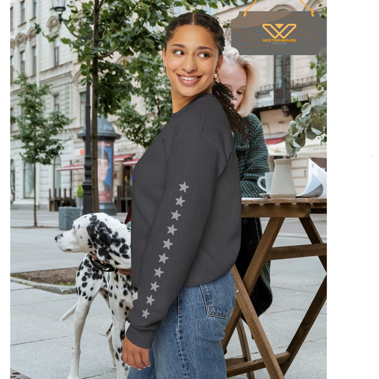Unisex Heavy Blend™ Crewneck Sweatshirt_ N3+ Series UHBCSS PT2WW036_ Limited Edition Pure Luxury By WesternWaves: