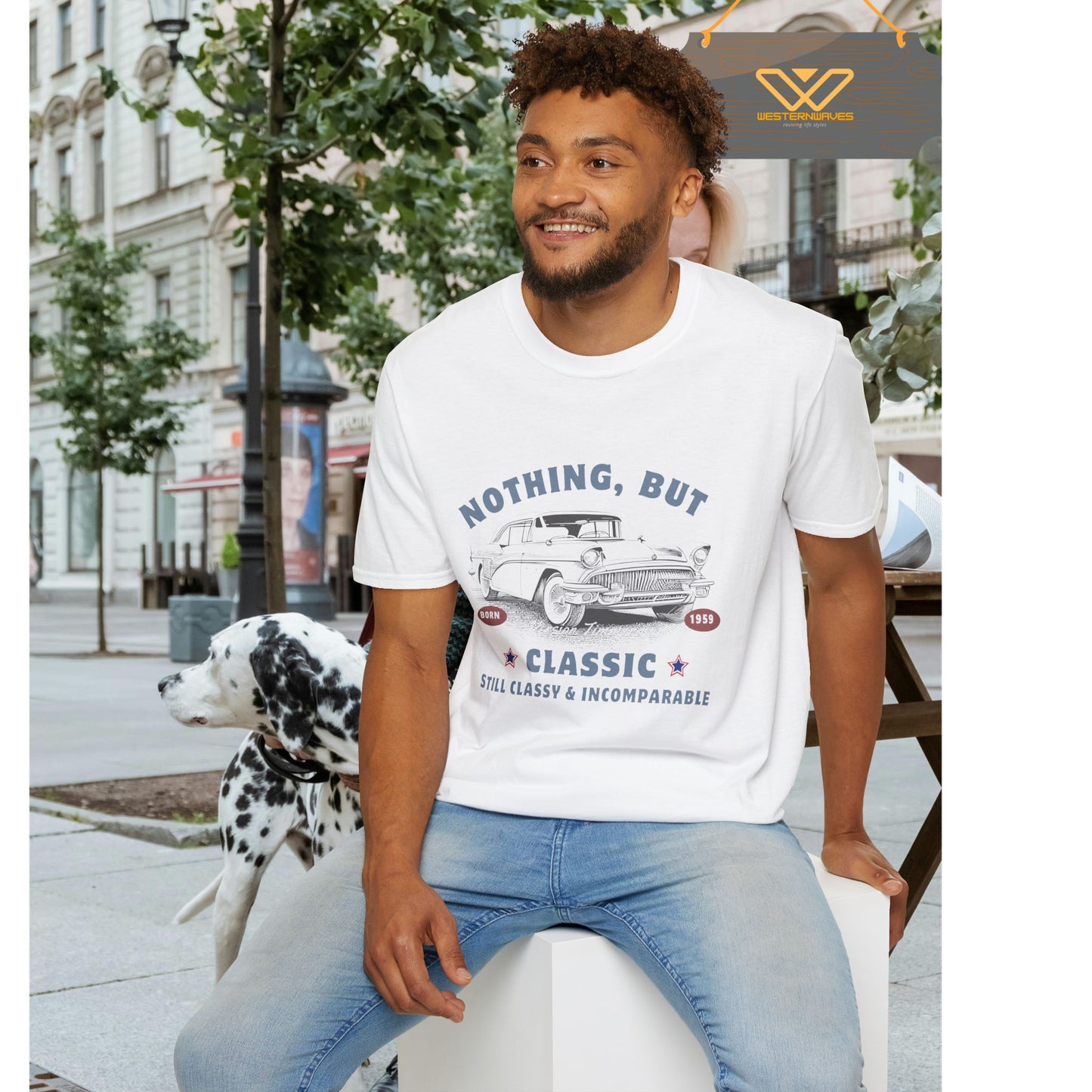 Unisex Softstyle T-Shirt_ N3+ USSTS FT2WW005_ Redefine Relaxation Limited Edition by WesternWaves: