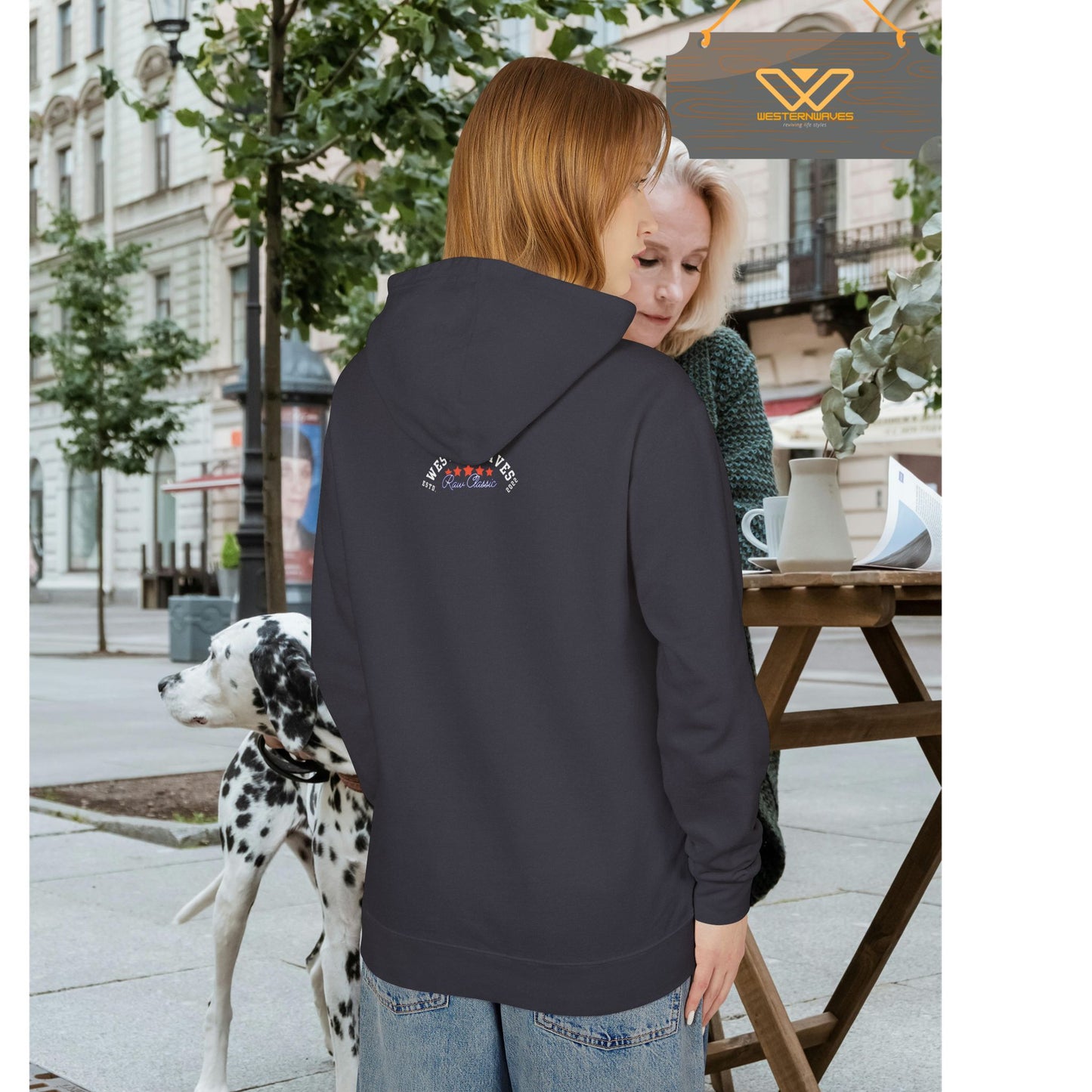 Unisex Lightweight Hooded Sweatshirt – N2+ Series USLWHSS PT2WW023_ Limited Edition Crafted Comfort by WesternWaves: