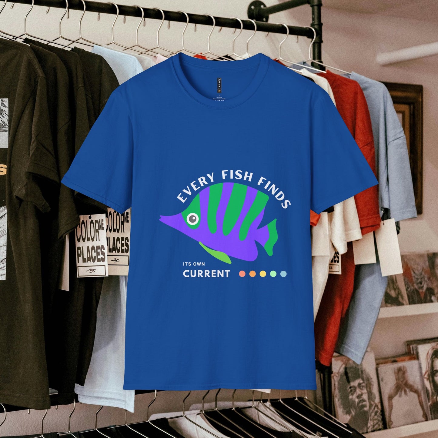 Unisex Softstyle T-Shirt_ N+ Series USSTS FT2WW010_ Limited Edition by WesternWaves: