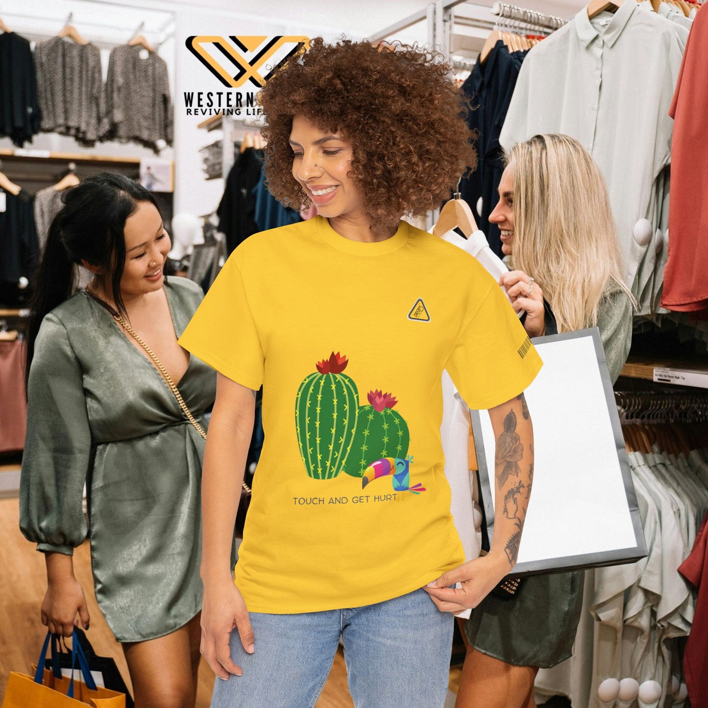 Unisex Heavy Cotton Tee_ Crafted from premium 100% cotton_ N2 Series UHCT PT2WW001_ Limited Edition Comfort & Durability by WesternWaves: