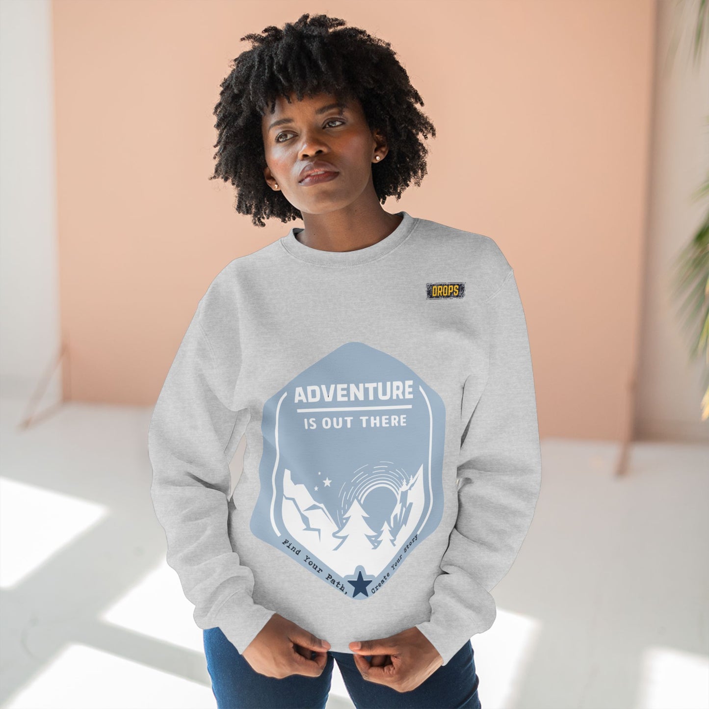 Unisex Crewneck Sweatshirt_ 04 July 2025_ Limited Edition Outdoor Gift for Adventure Lovers by WesternWaves:
